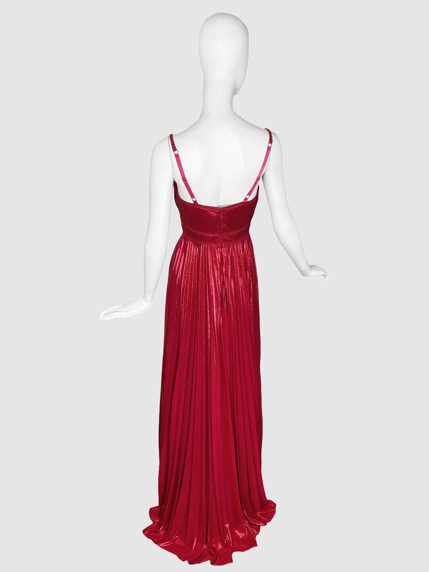 Marchesa Notte Pleated Gown - Size 0