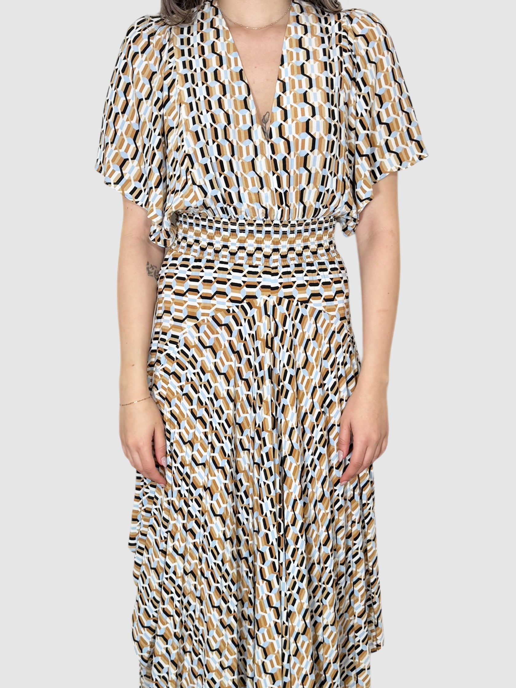 Geometric Asymmetrical Dress