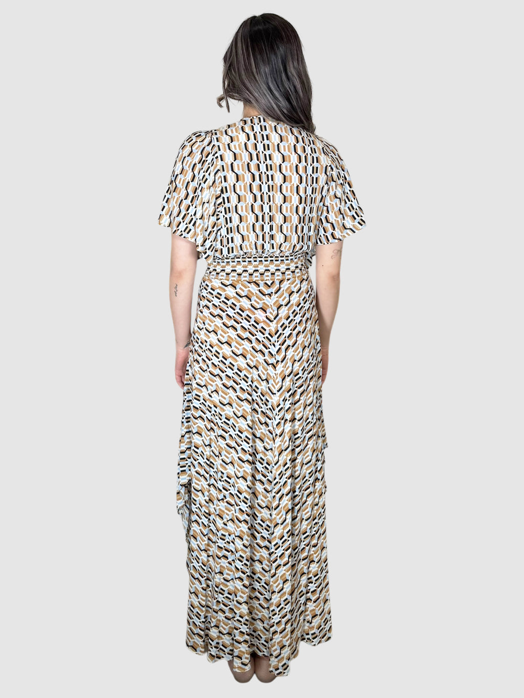 Geometric Asymmetrical Dress