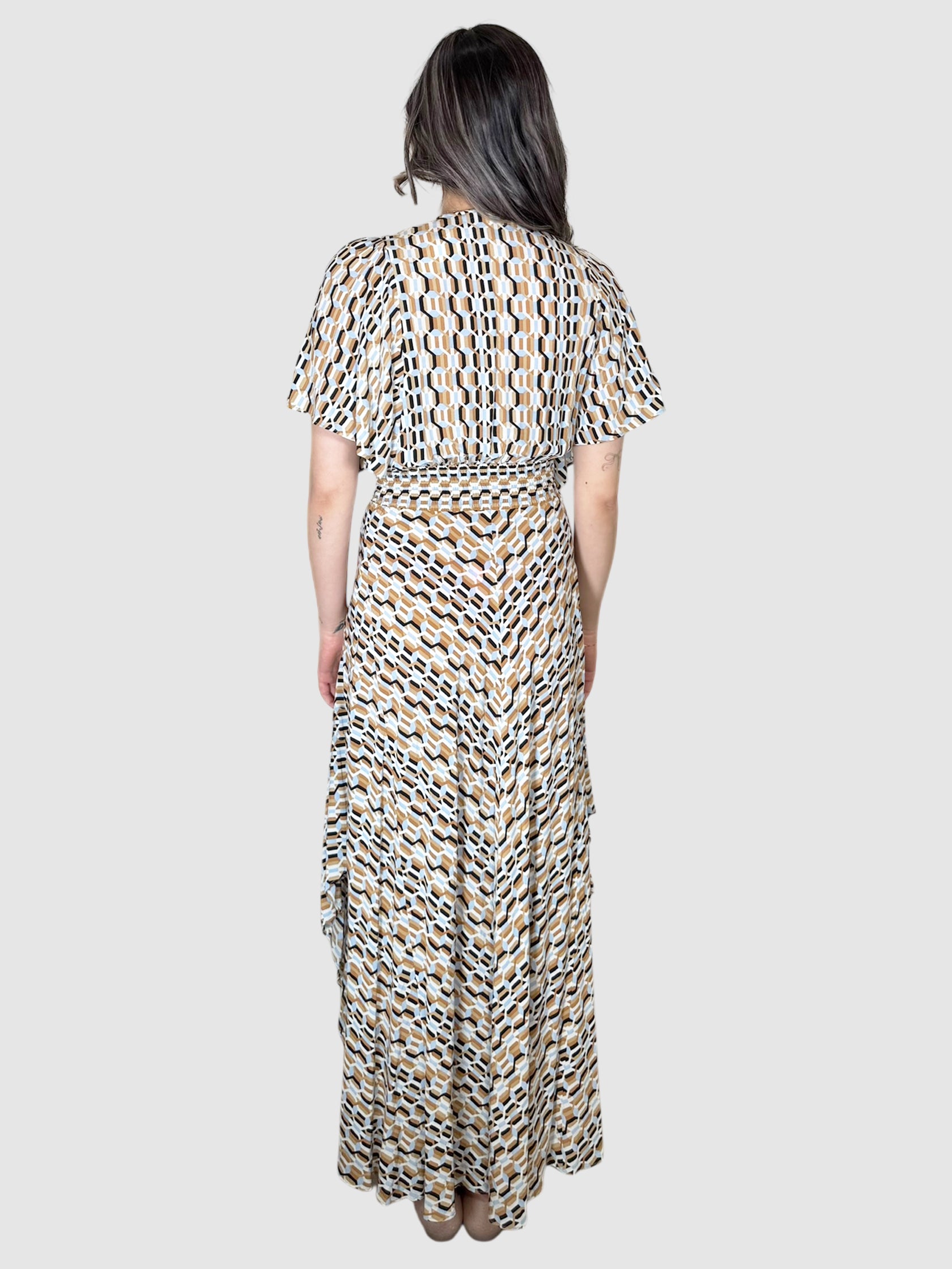 Geometric Asymmetrical Dress