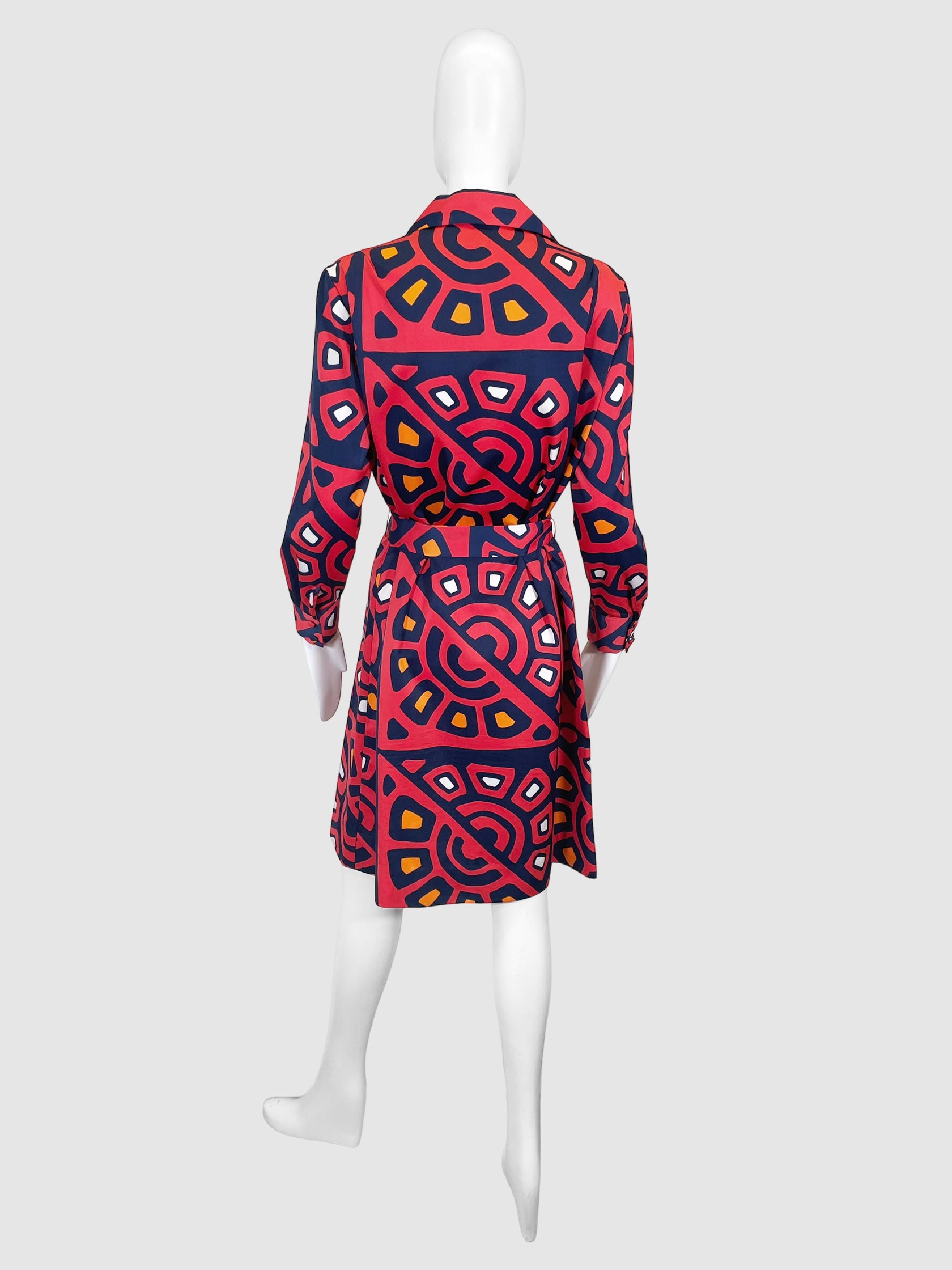 Lanvin Printed Shirt Dress - Size M