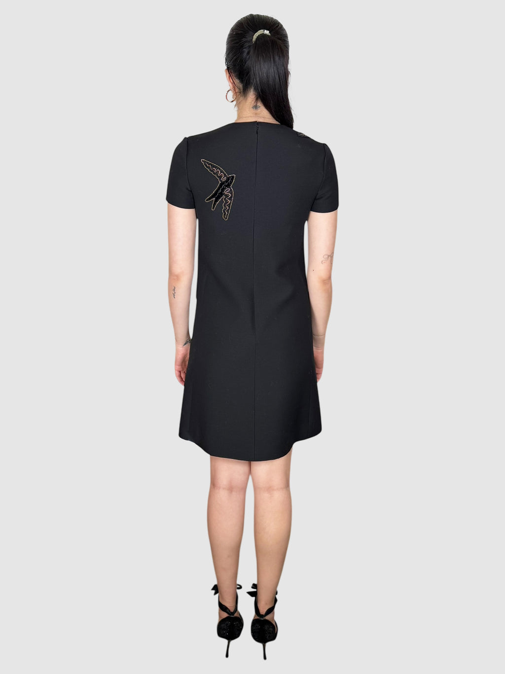 Bird Embroidered Dress