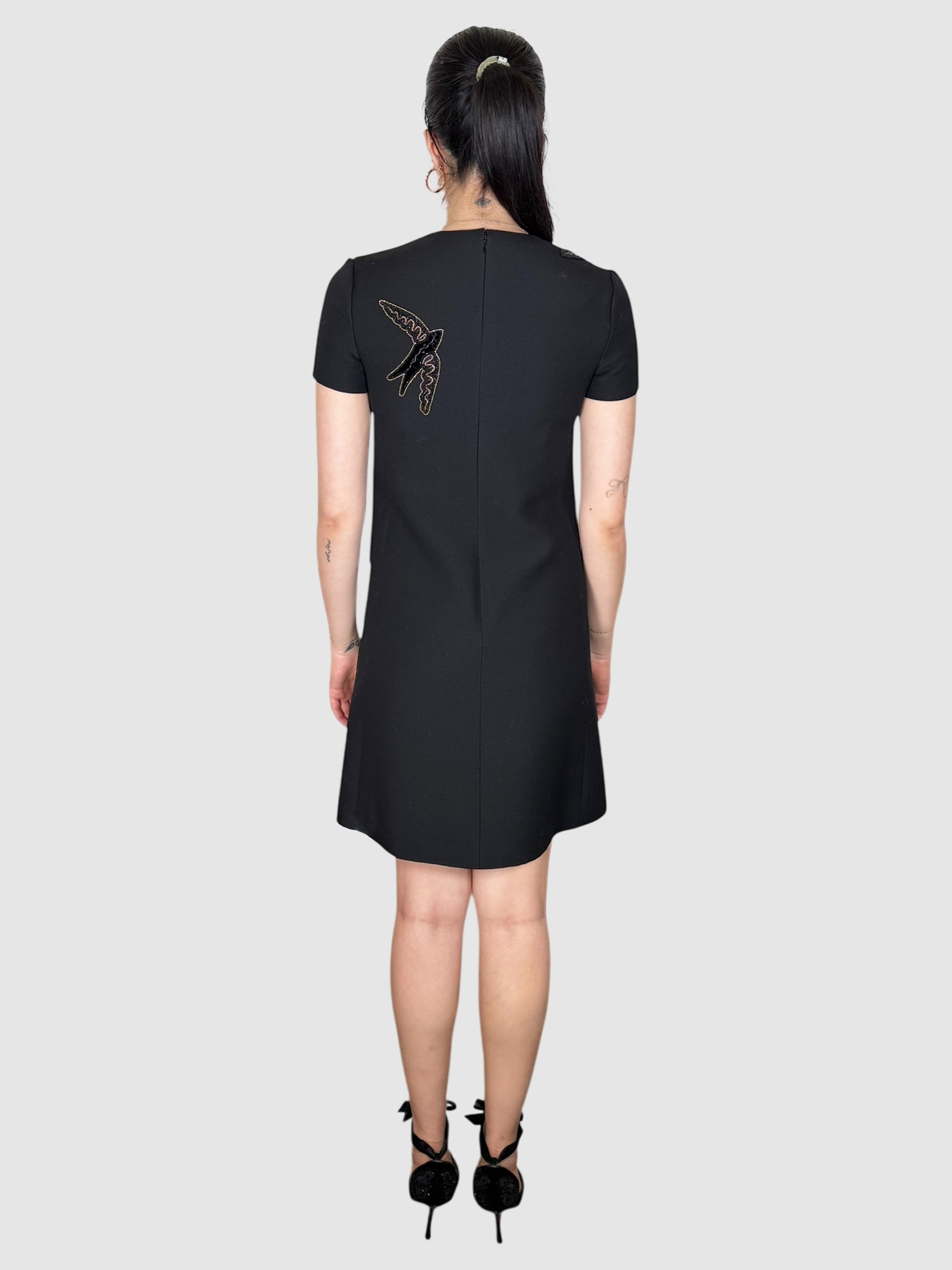 Bird Embroidered Dress