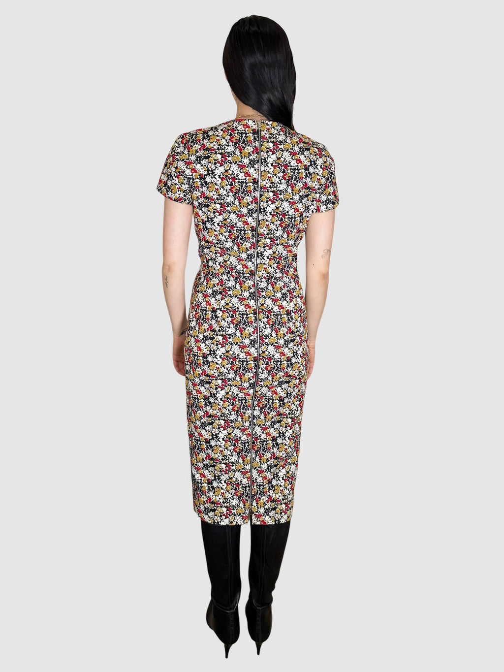 Floral Print Midi Dress