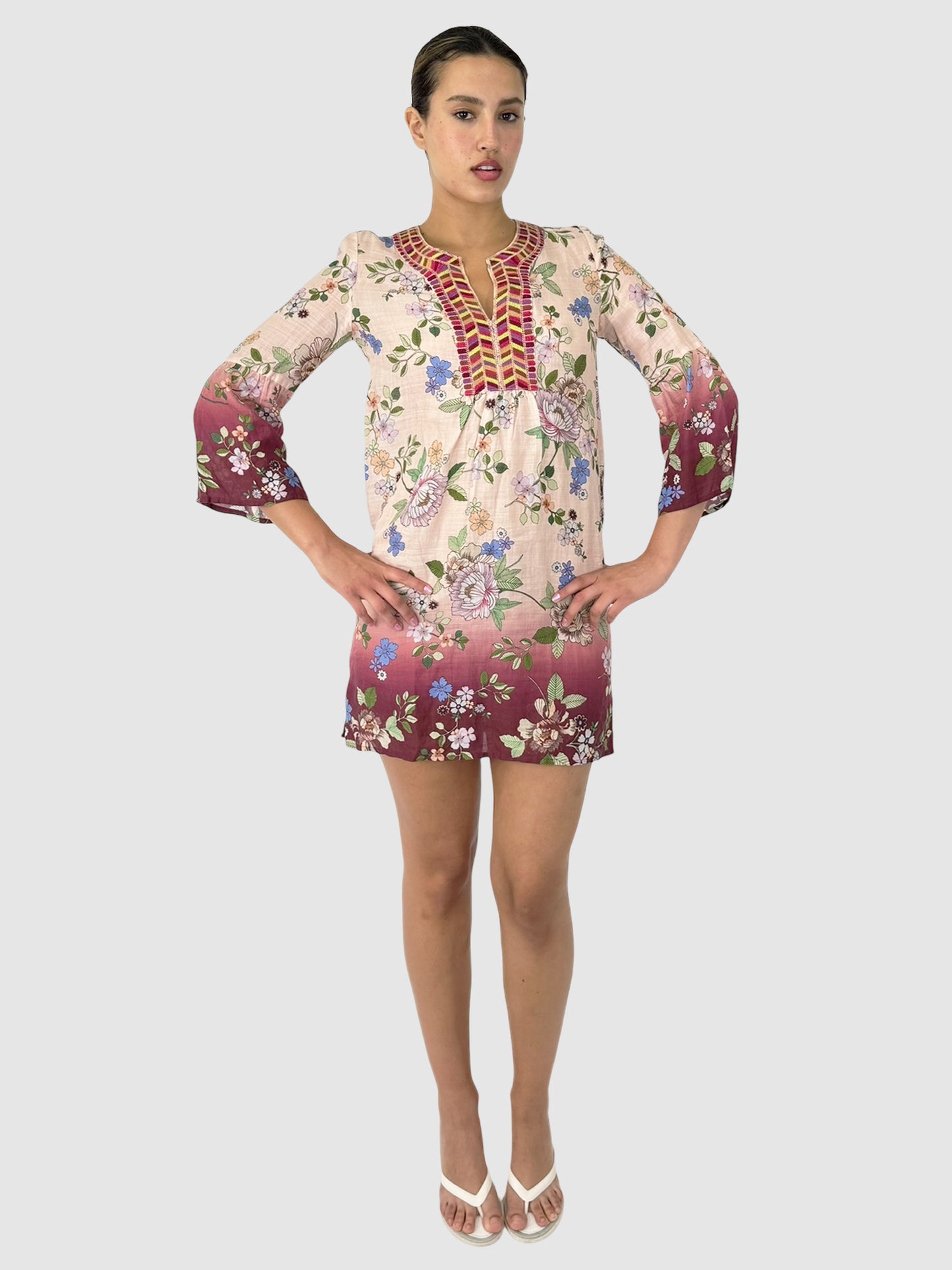 Caludine Floral Tunic