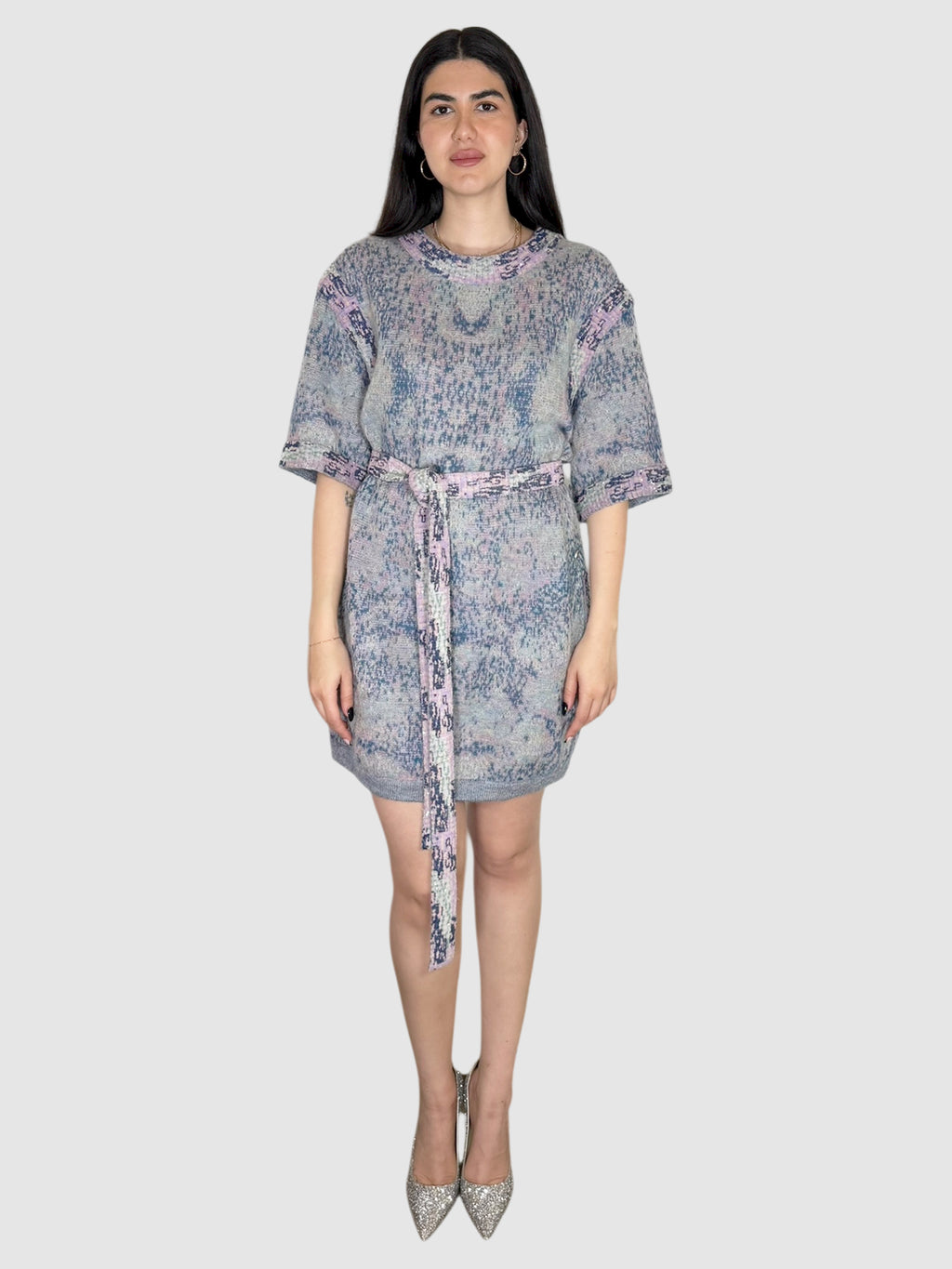 2014 Mohair Belted Dress