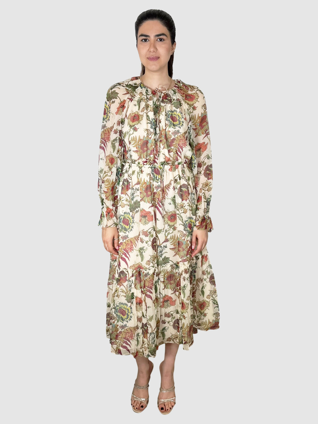 Audette Silk Dress