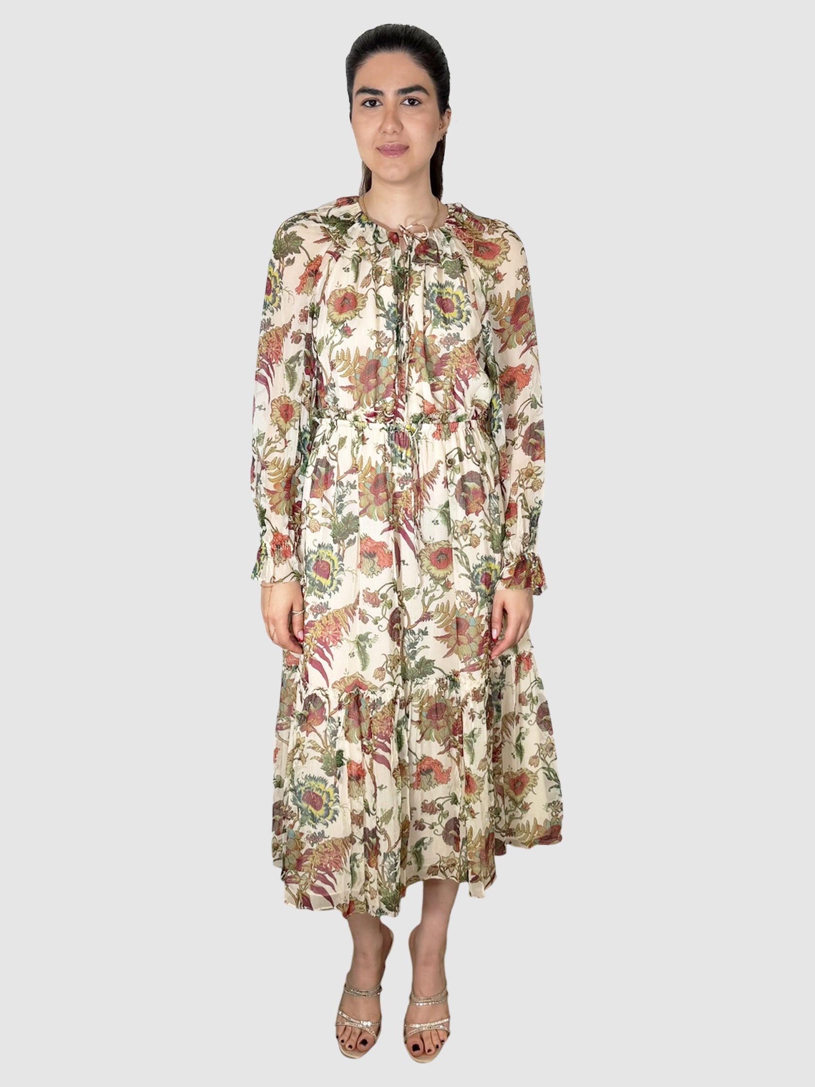 Audette Silk Dress