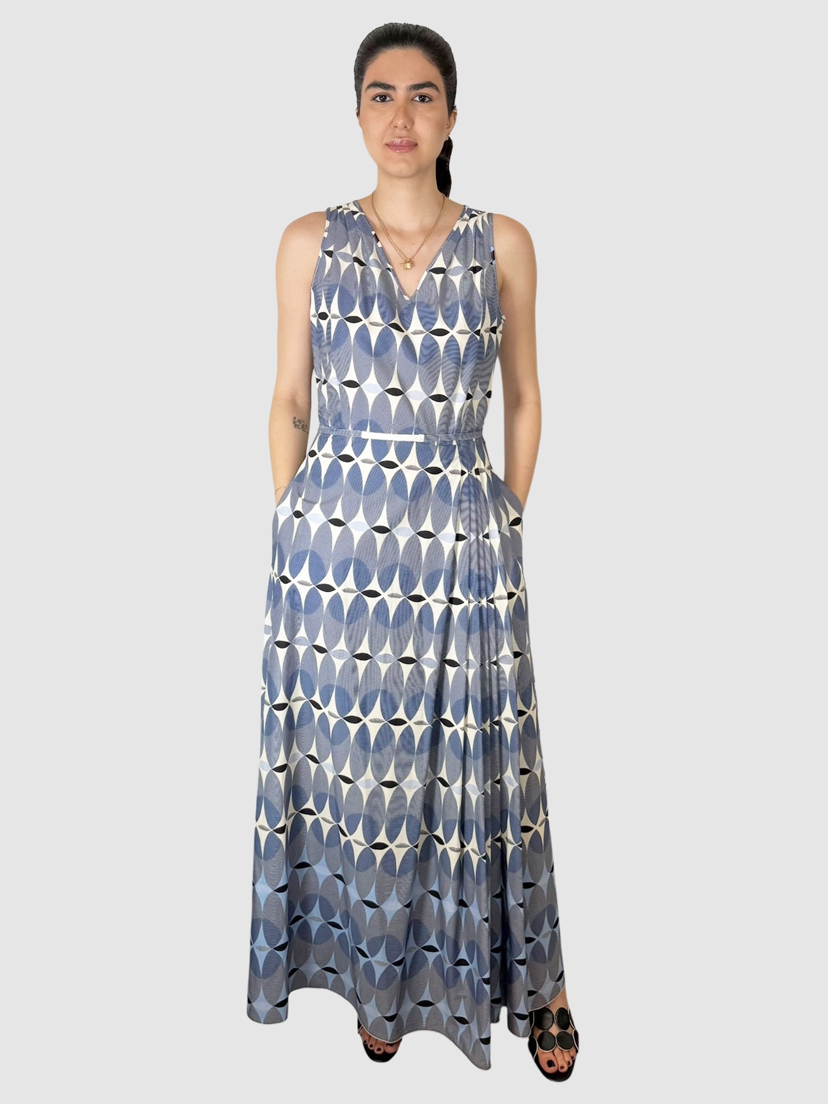 Geometric Print Dress