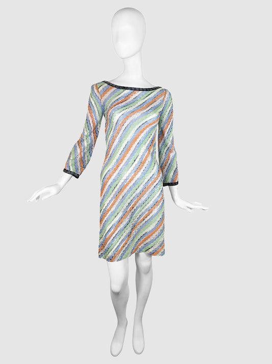 Missoni Striped Mini Dress - Size S/M