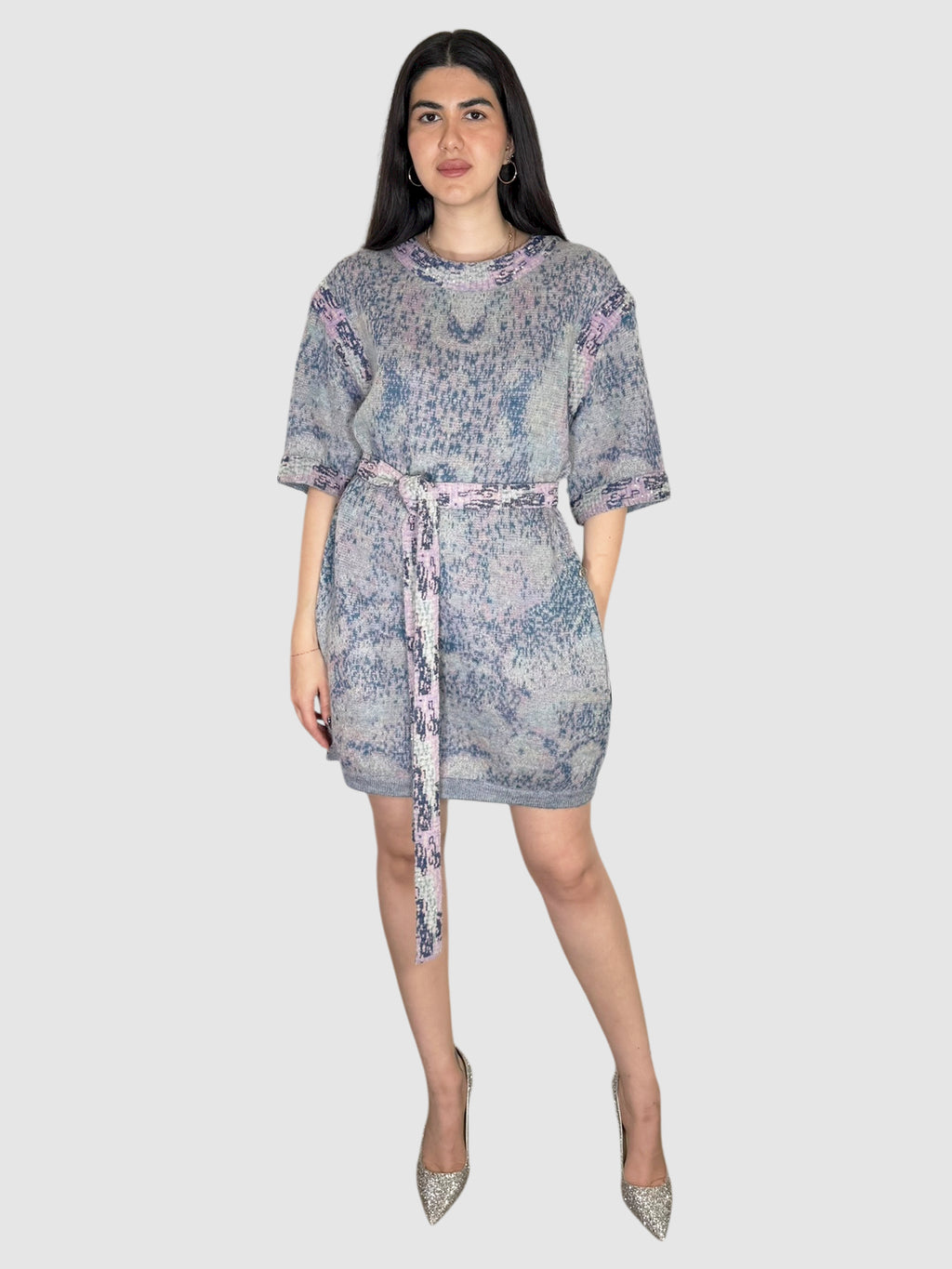 2014 Mohair Belted Dress