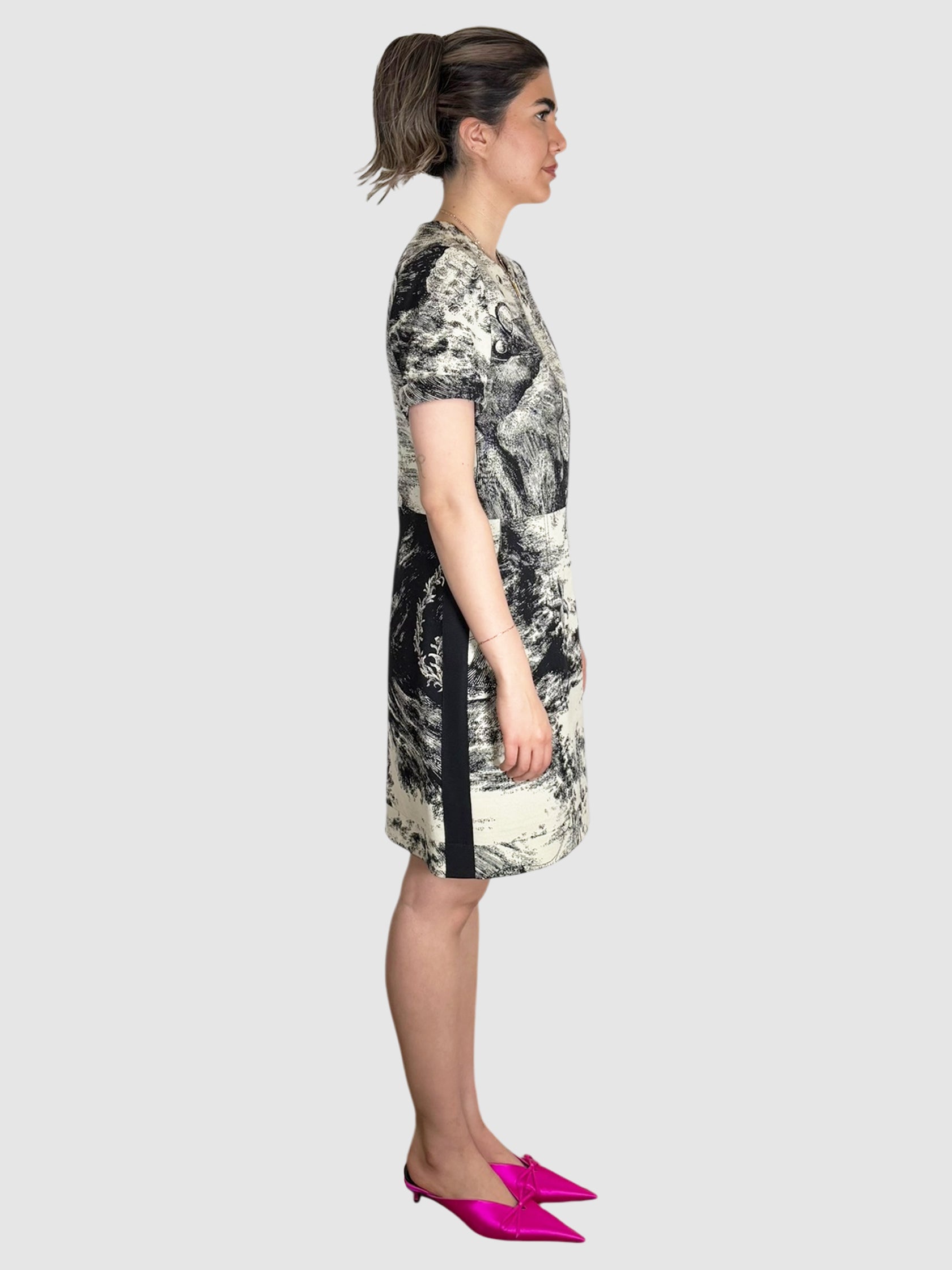 Oceanscape Jacquard Dress