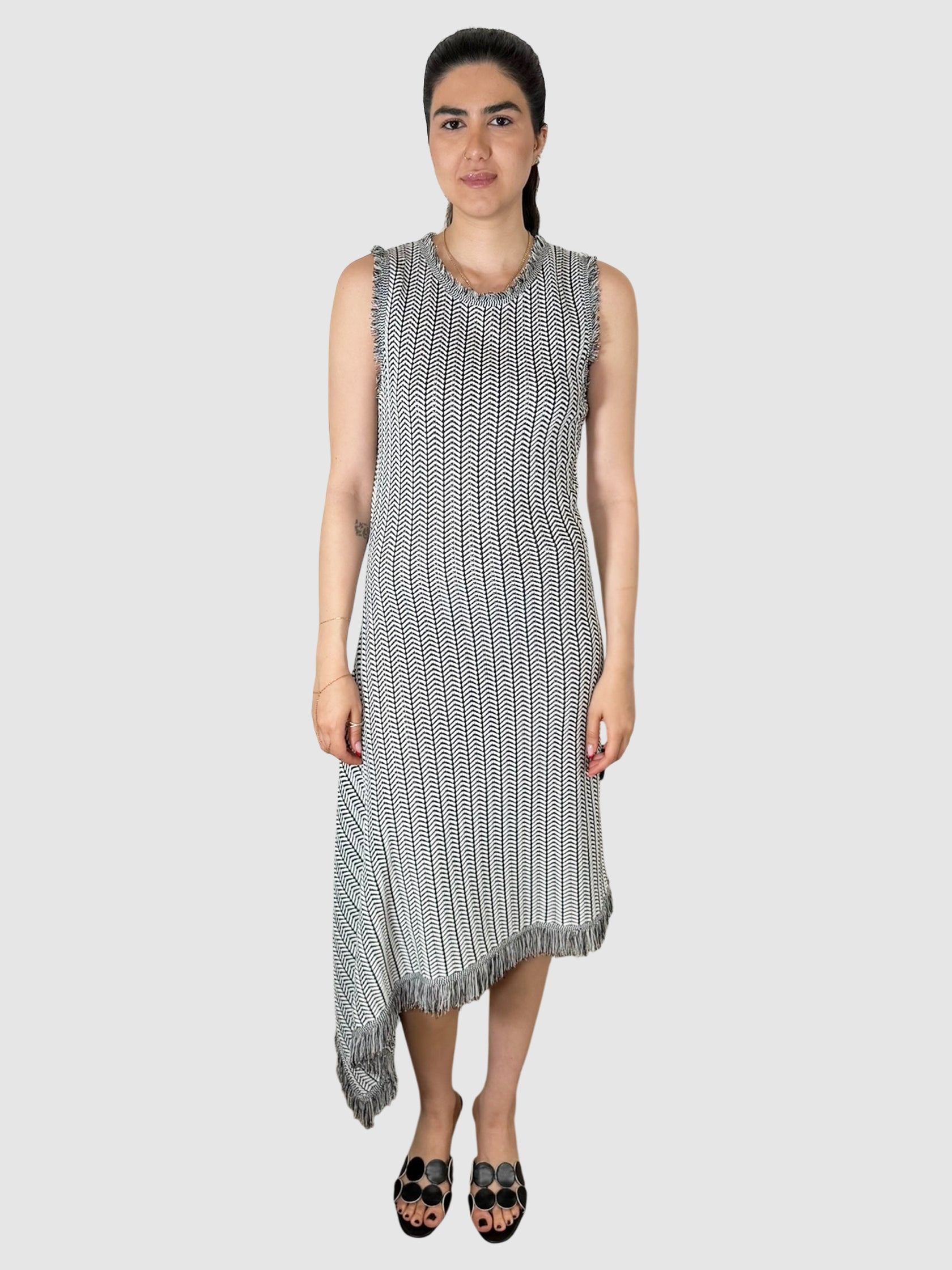 Chevron Fringe Dress