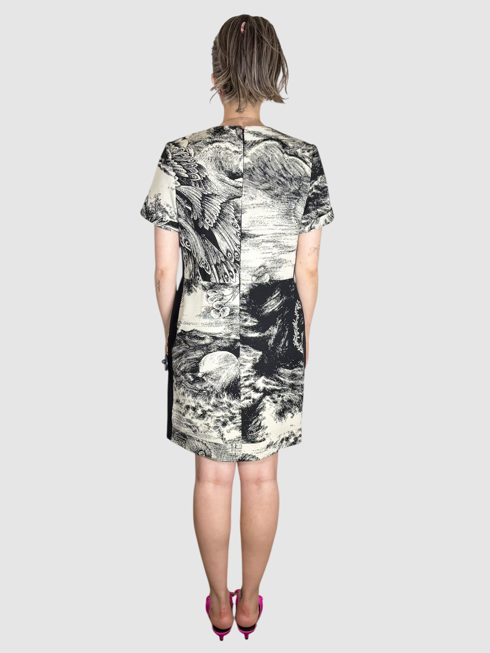 Oceanscape Jacquard Dress