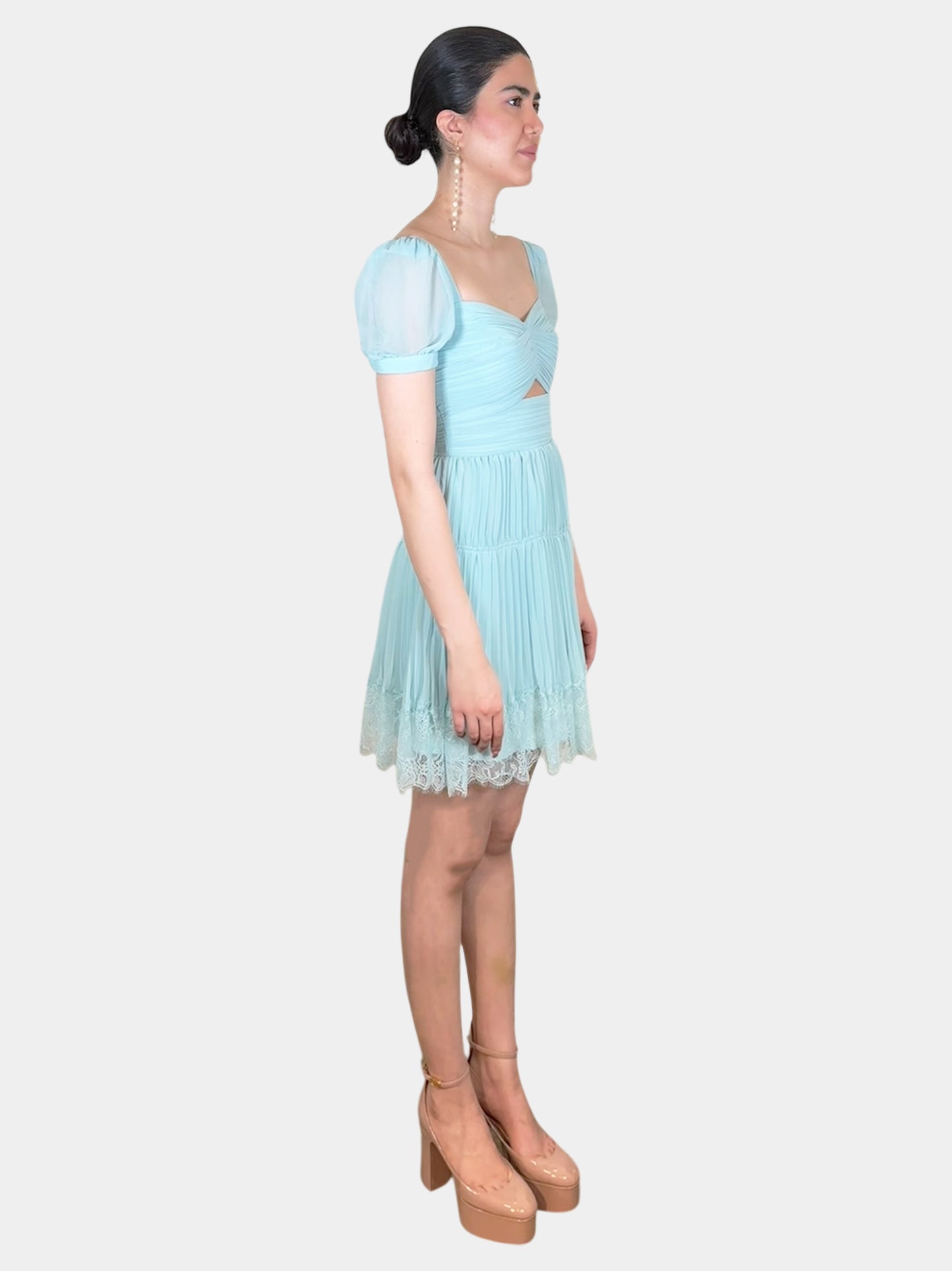Lace Chiffon Dress