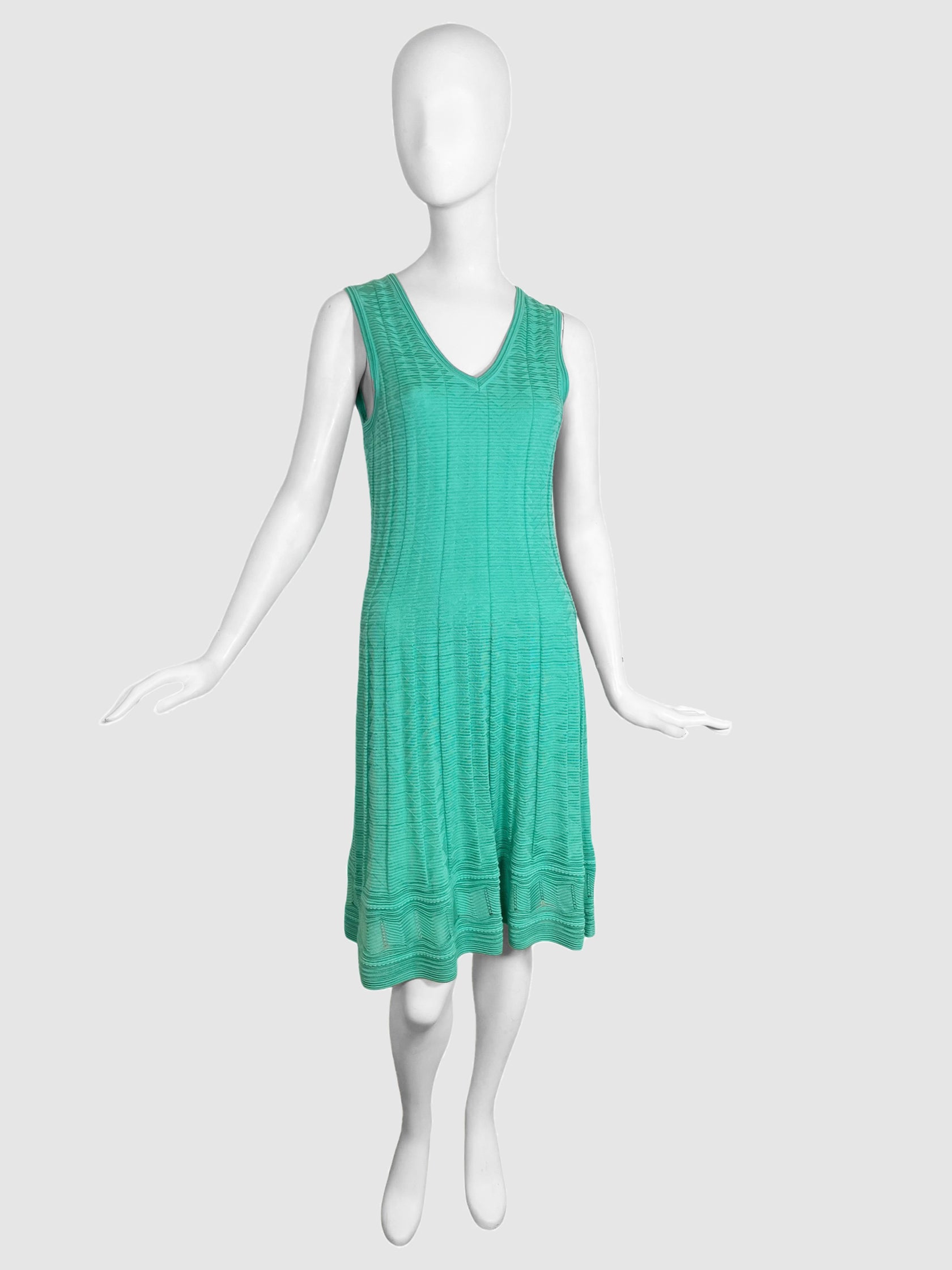 Missoni Knit V-Neck Dress - Size 44