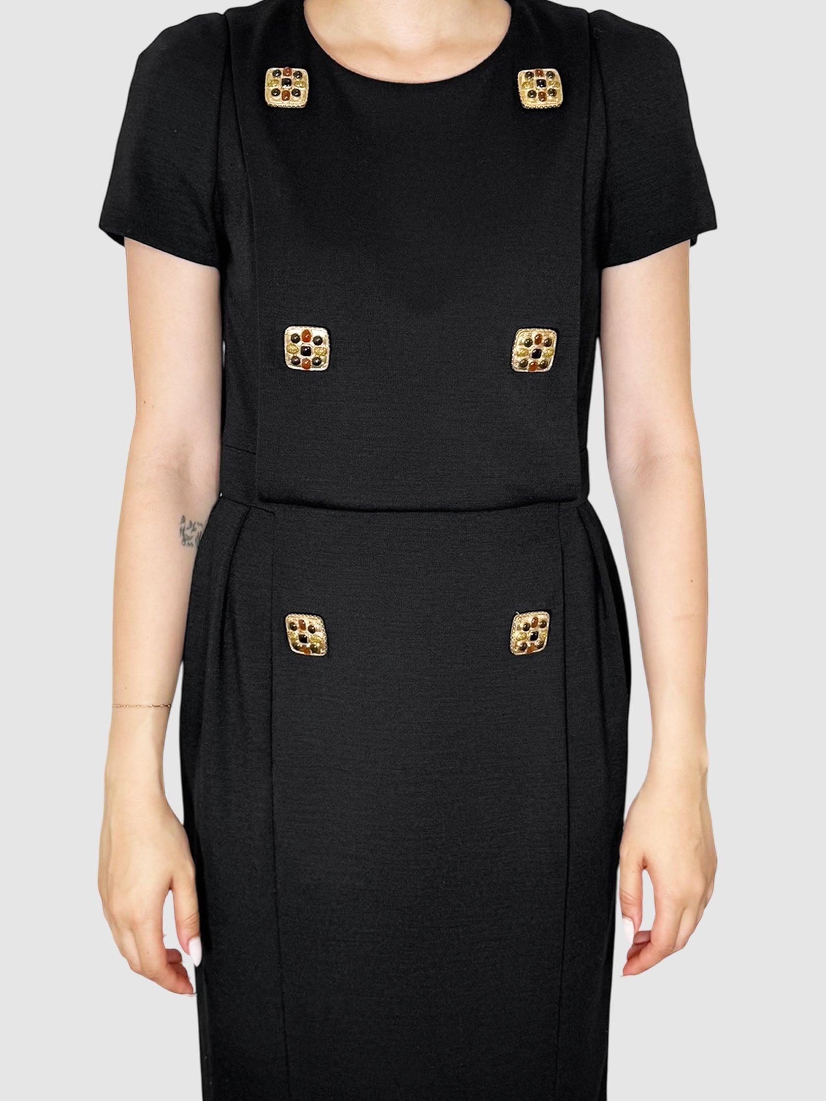 2011 Jewel Button Dress