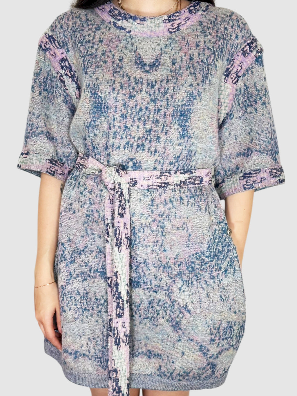 2014 Mohair Belted Dress