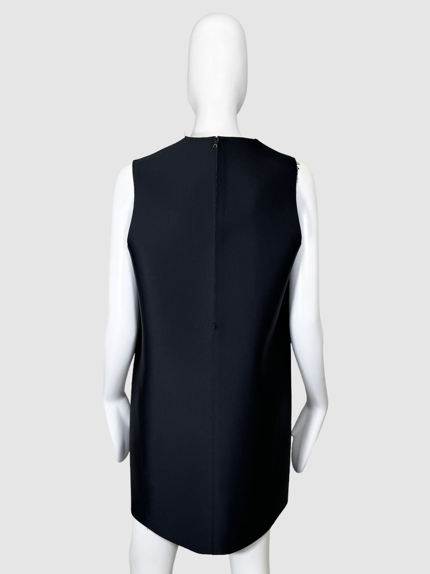 Sleeveless Scallop Neck Dress - Size 38