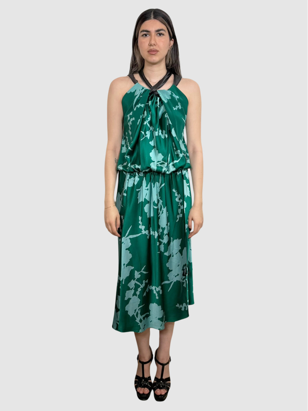 Printed Silk Dress