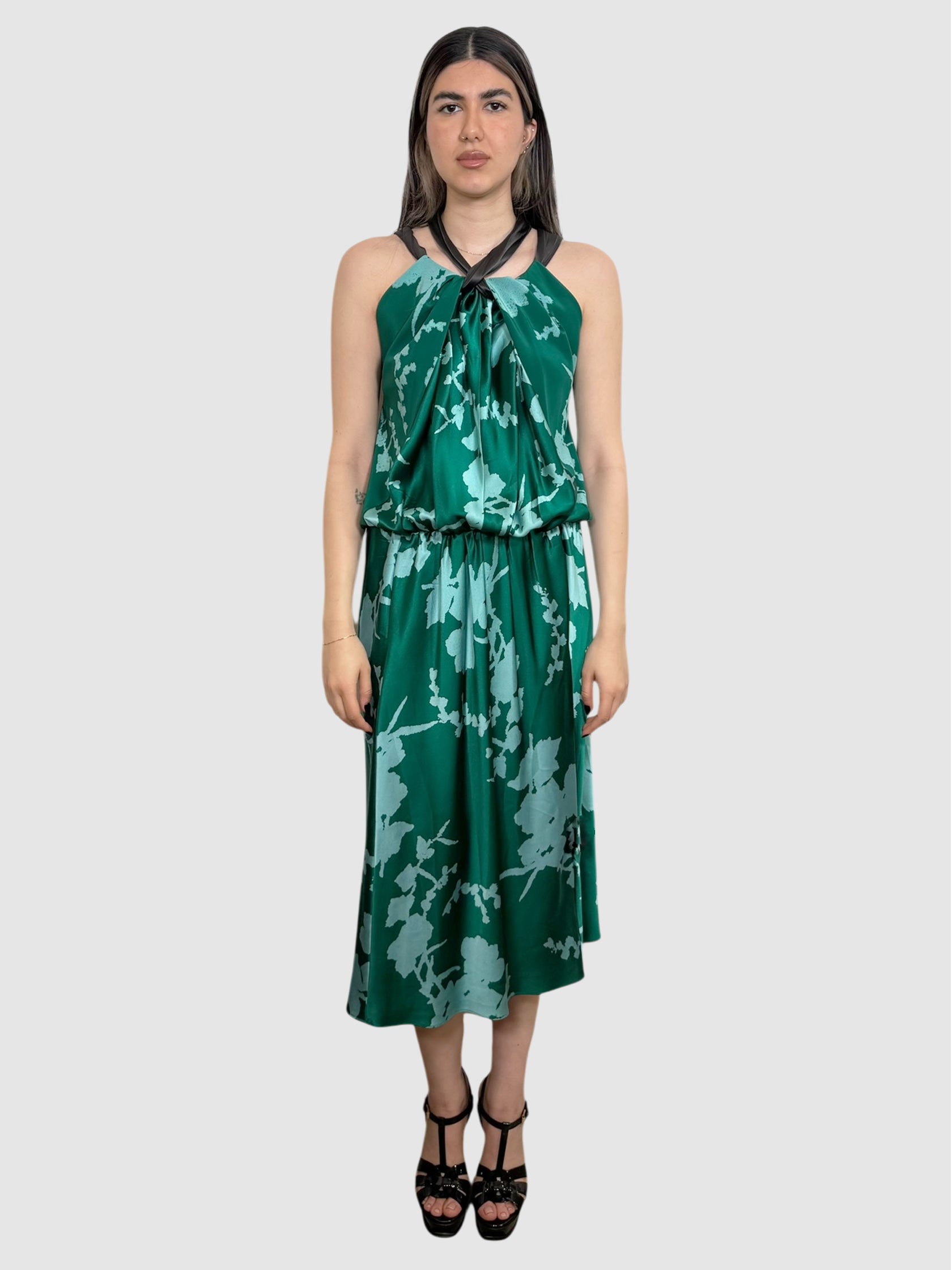 Printed Silk Dress