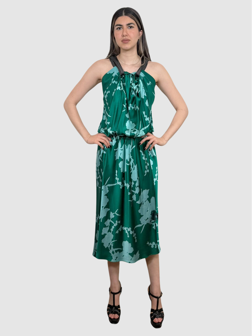 Printed Silk Dress