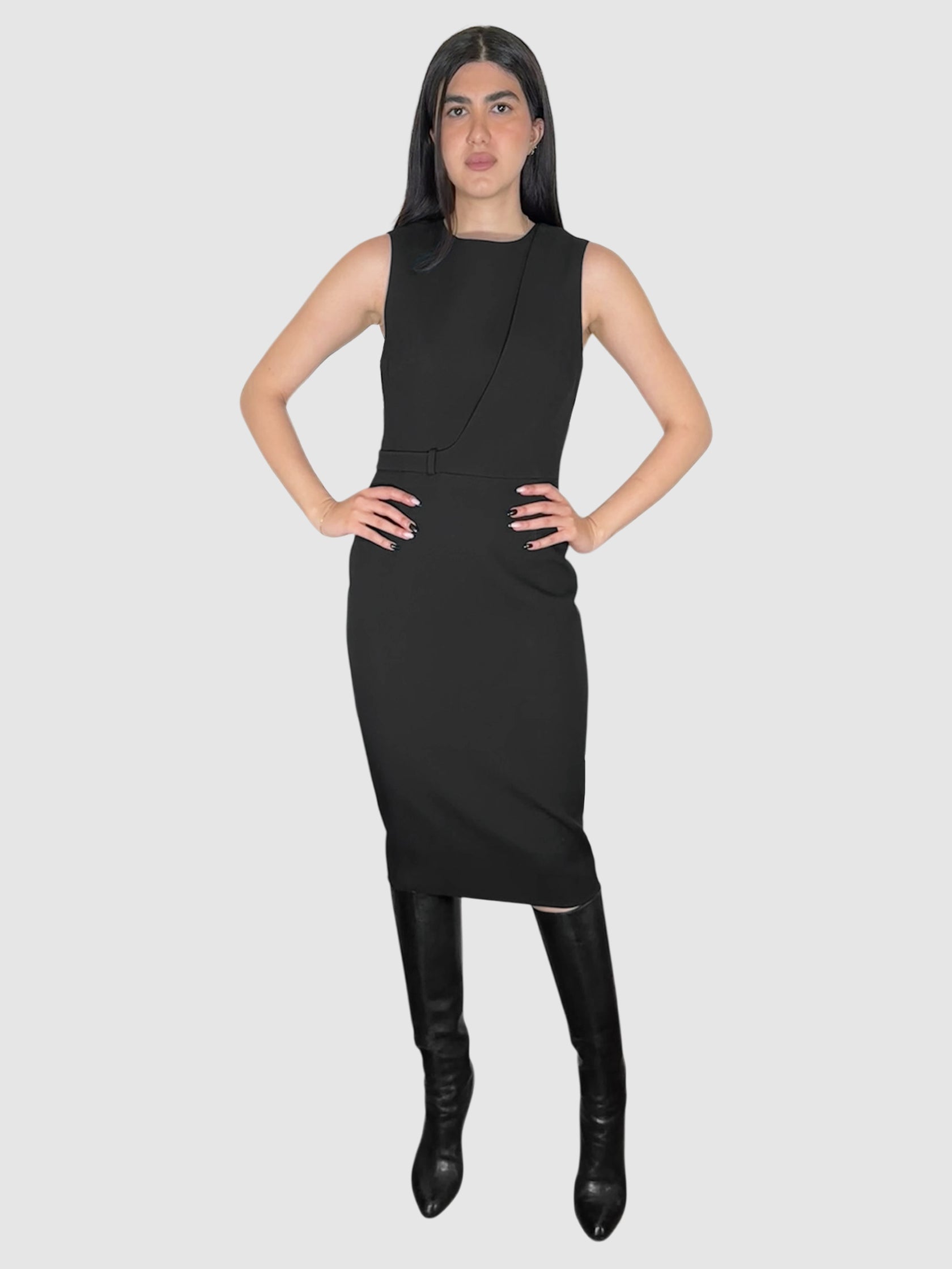 Sleeveless Overlay Dress