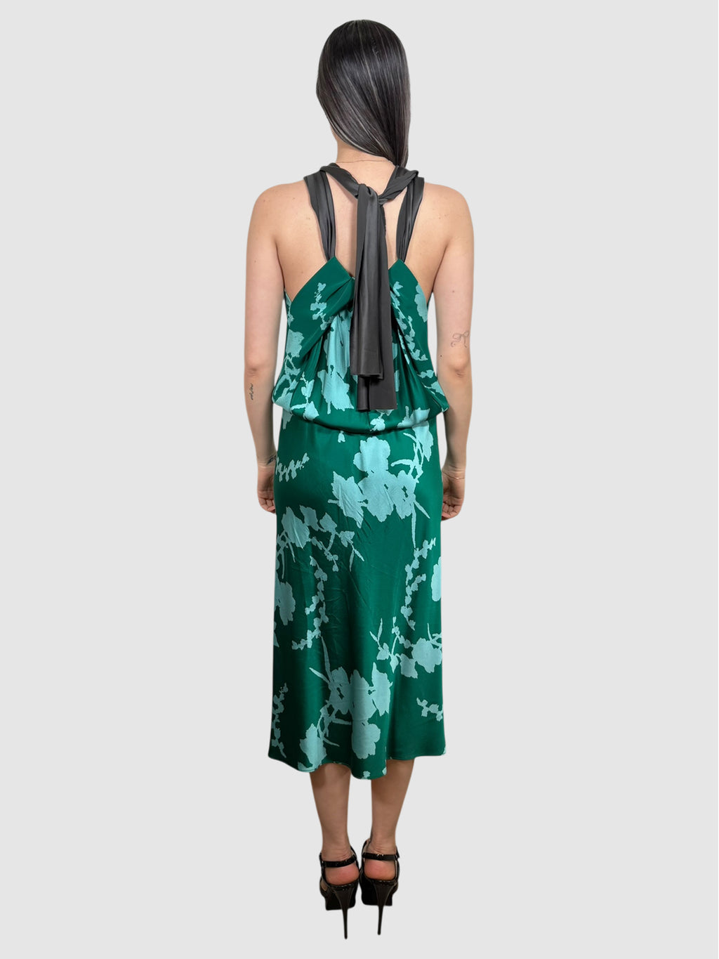 Printed Silk Dress