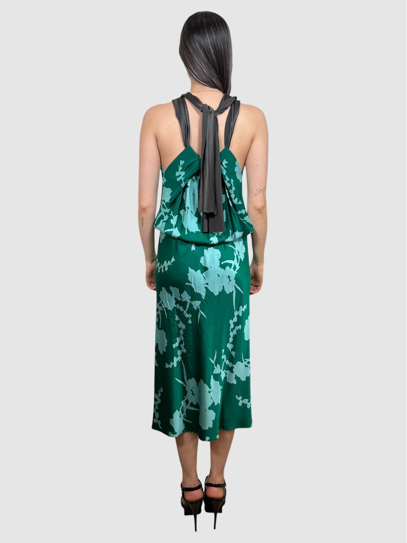 Printed Silk Dress