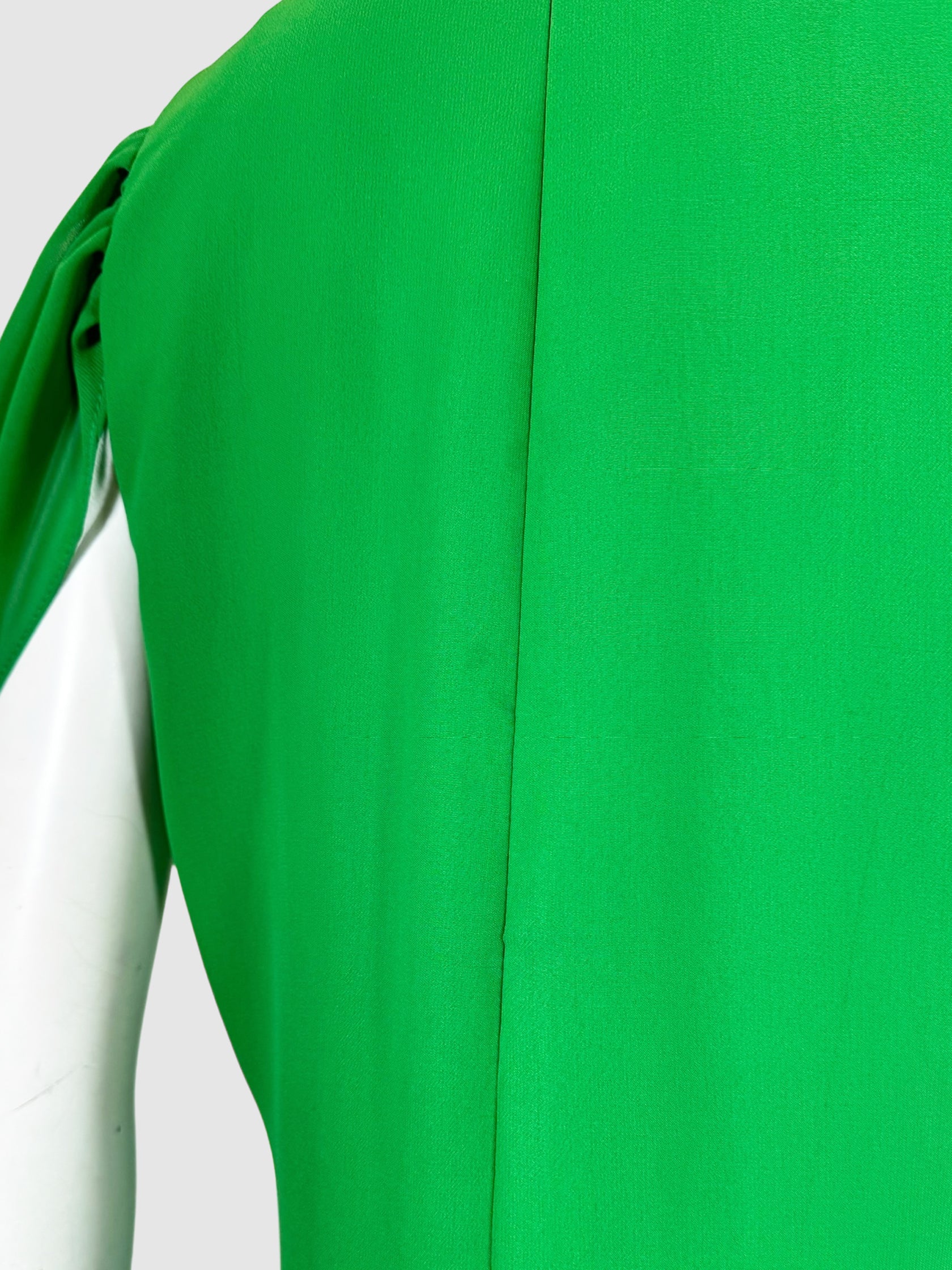 High Neck Cold Shoulder Midi Dress - Size S/M