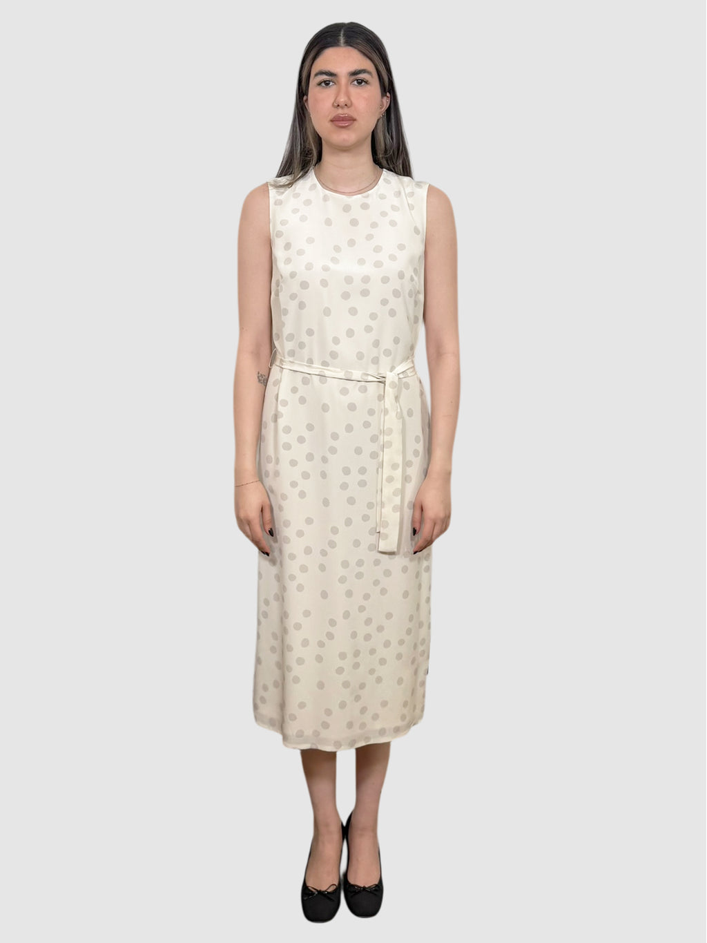 Polka Dot Silk Dress
