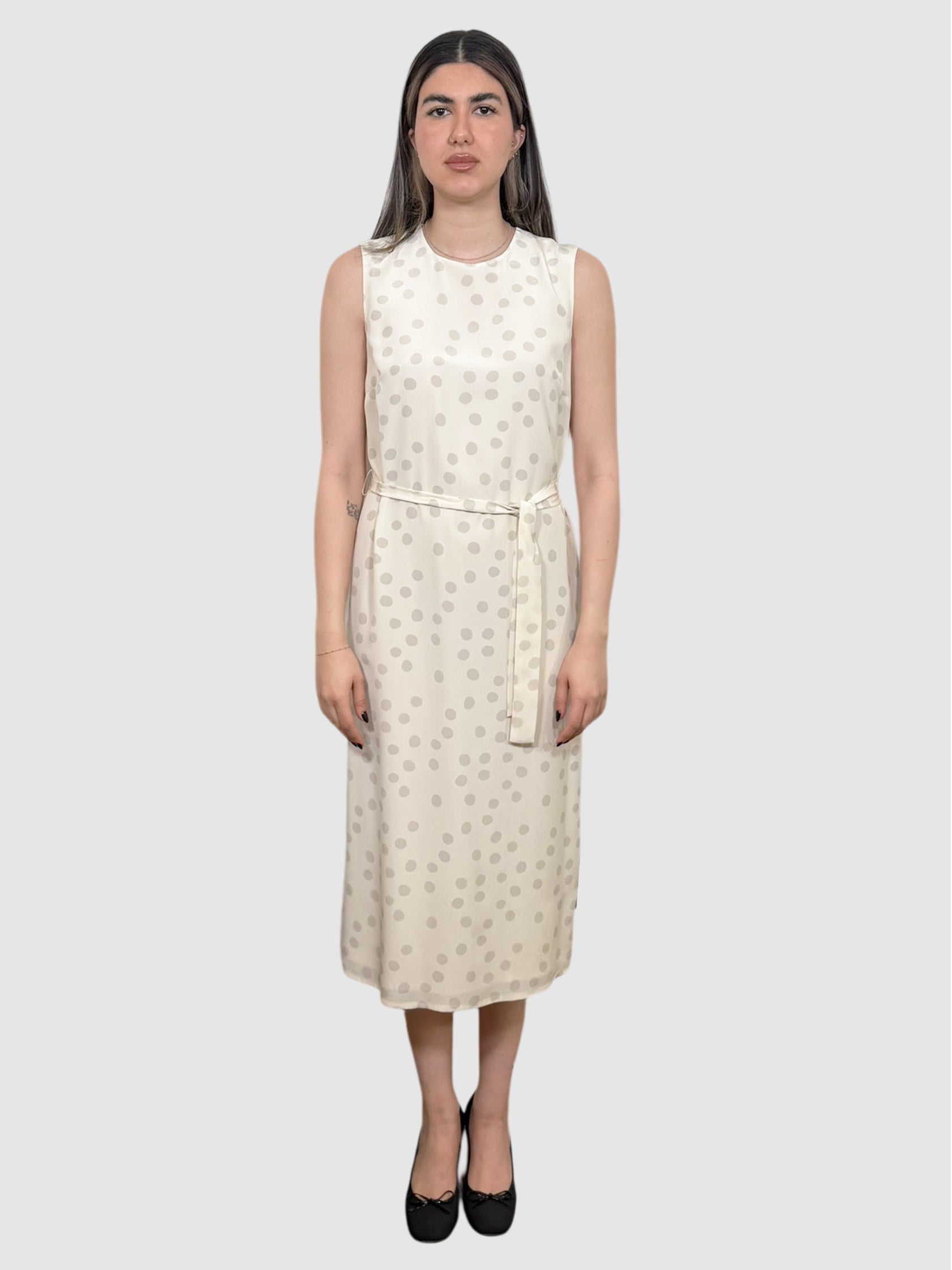 Polka Dot Silk Dress