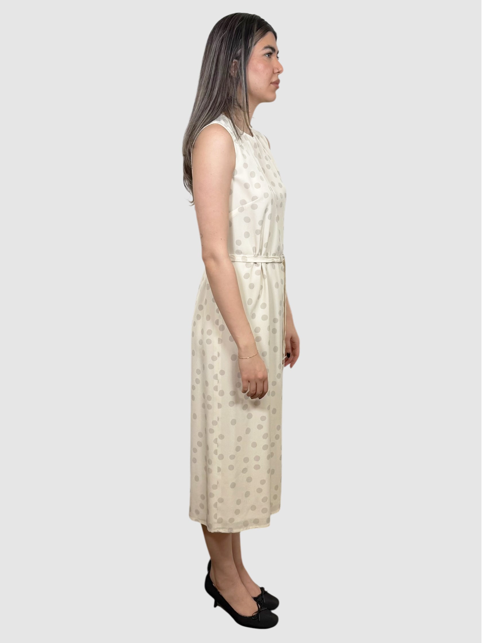 Polka Dot Silk Dress