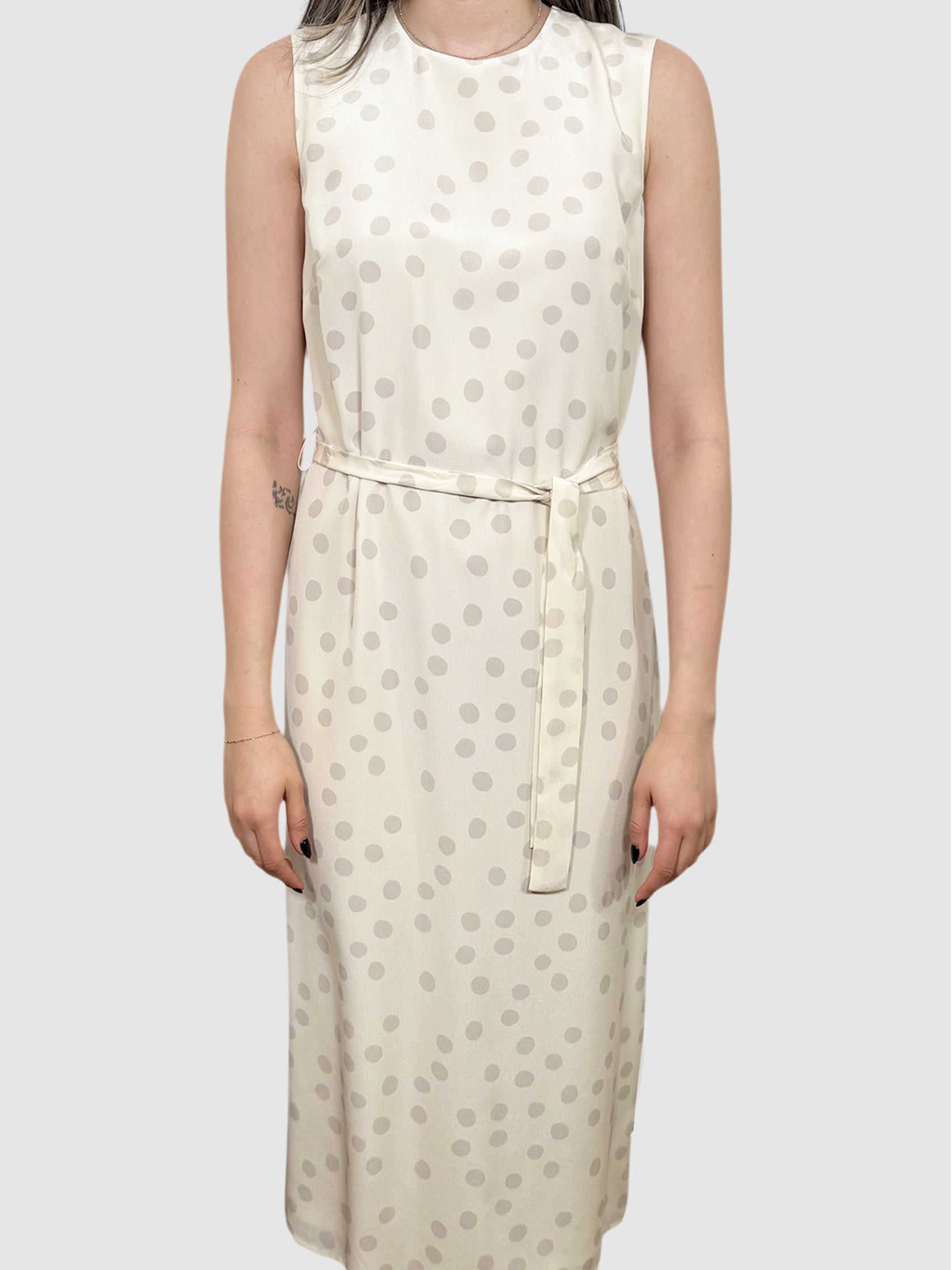 Polka Dot Silk Dress