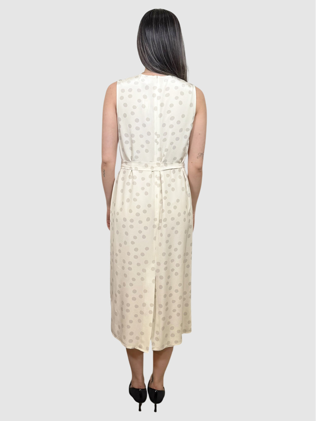 Polka Dot Silk Dress