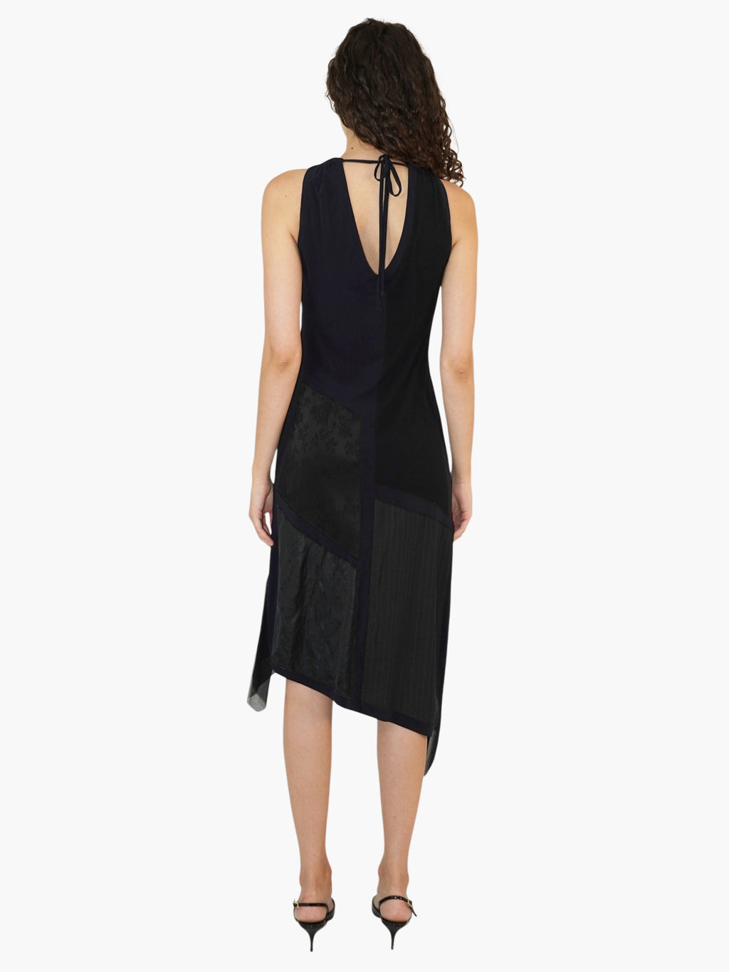 Patchwork Midi Dress