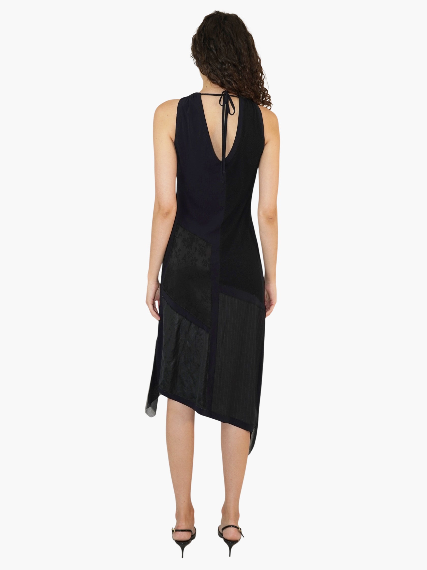 Patchwork Midi Dress