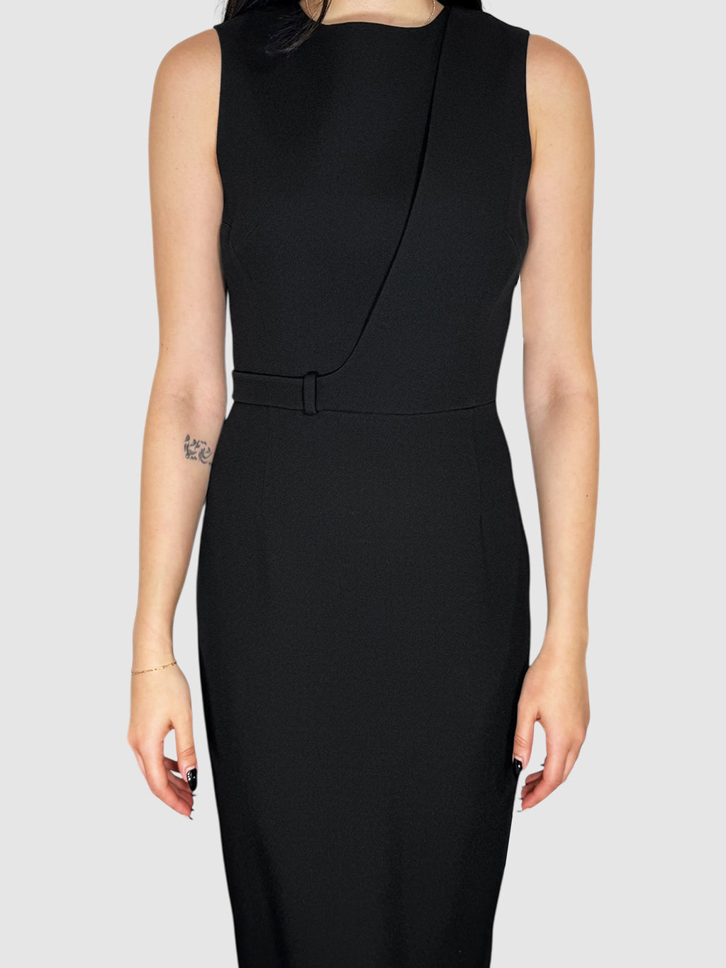 Sleeveless Overlay Dress
