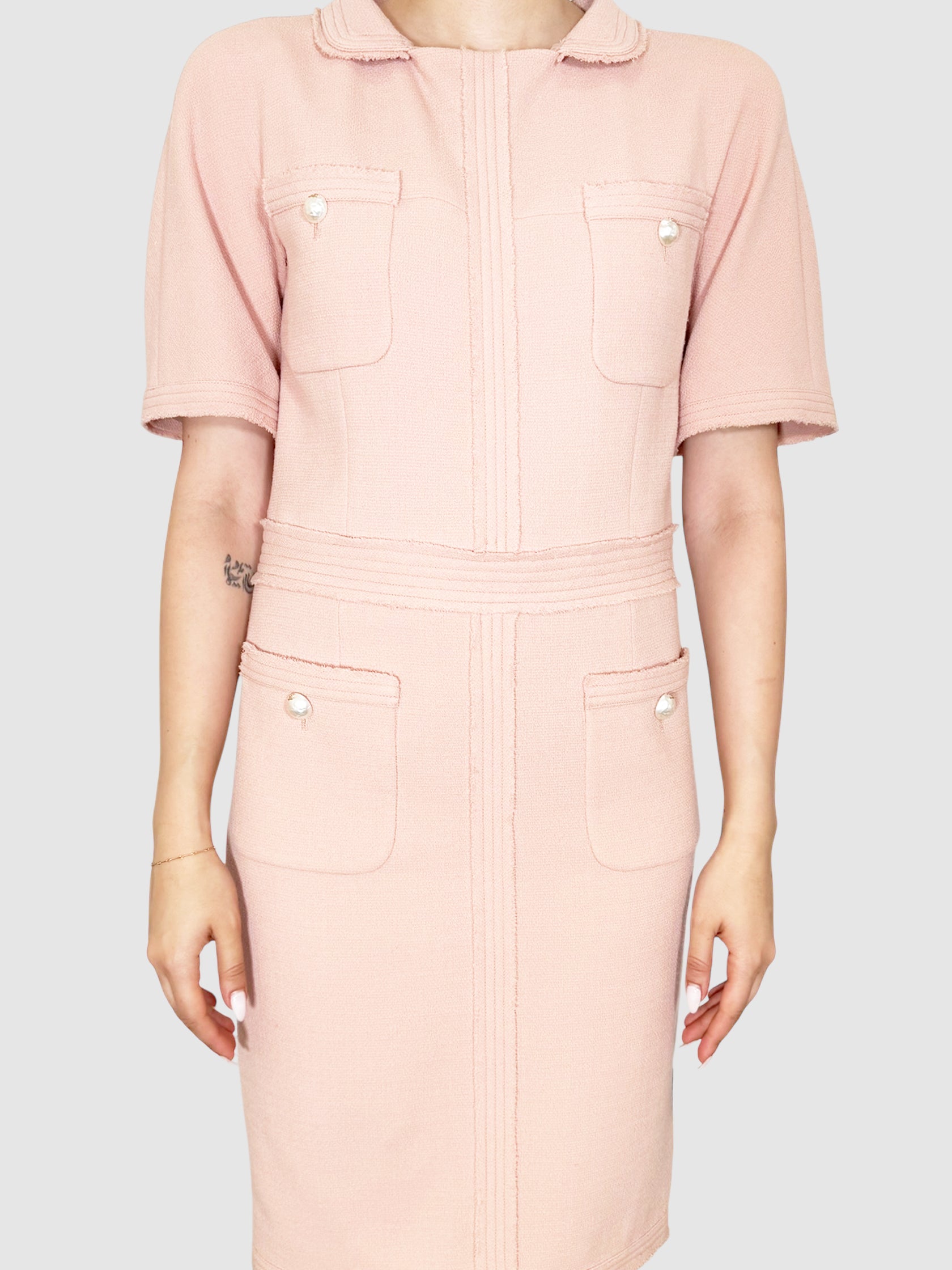 2012 Tweed Midi Dress