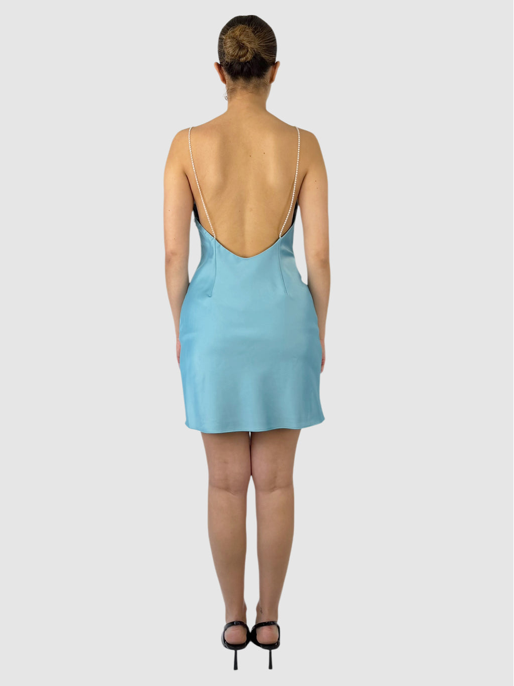 Cowl Neck Mini Dress