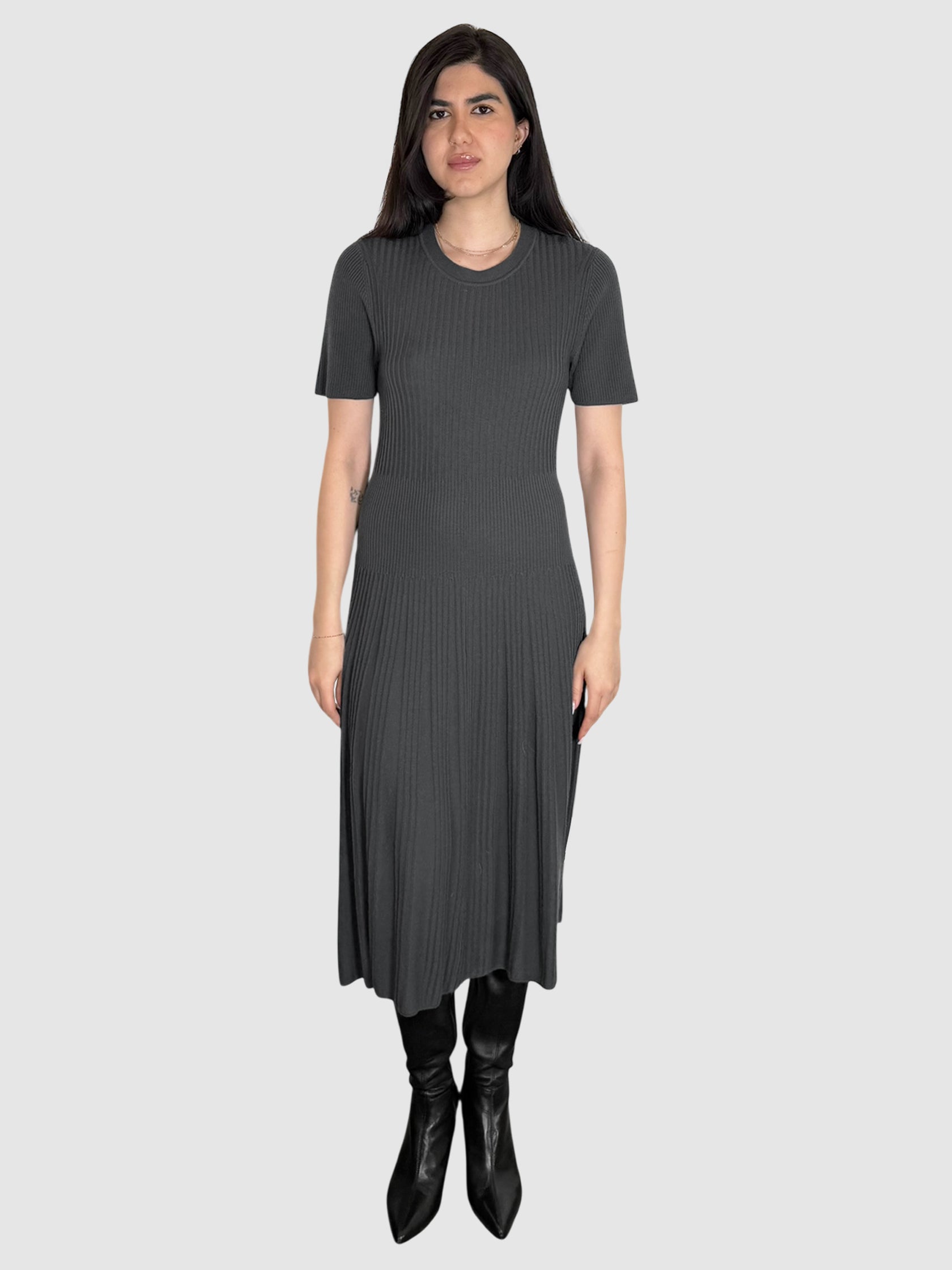 Knit Ribbed Dress