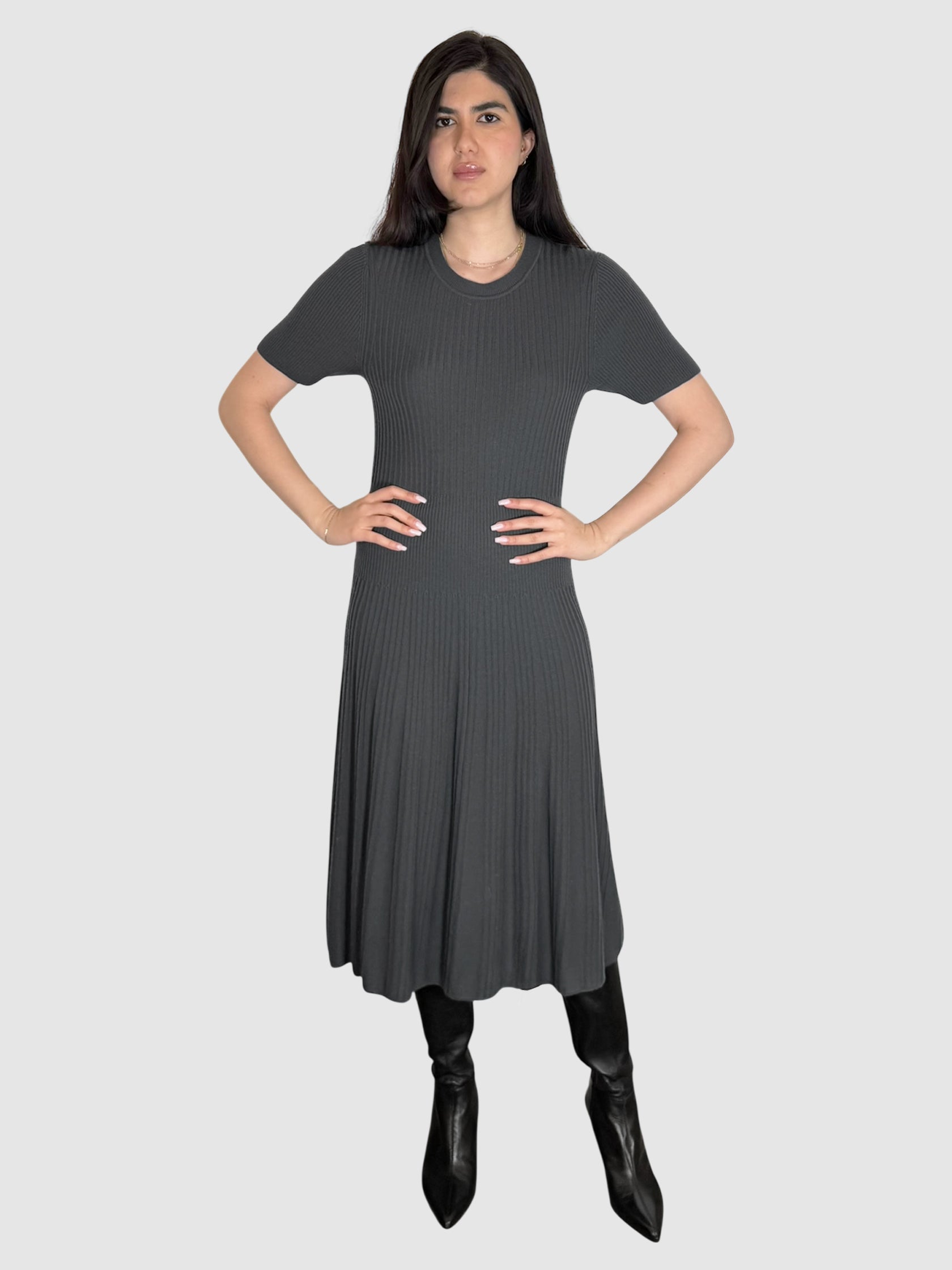 Knit Ribbed Dress