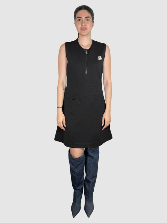 Half-Zip Mini Dress