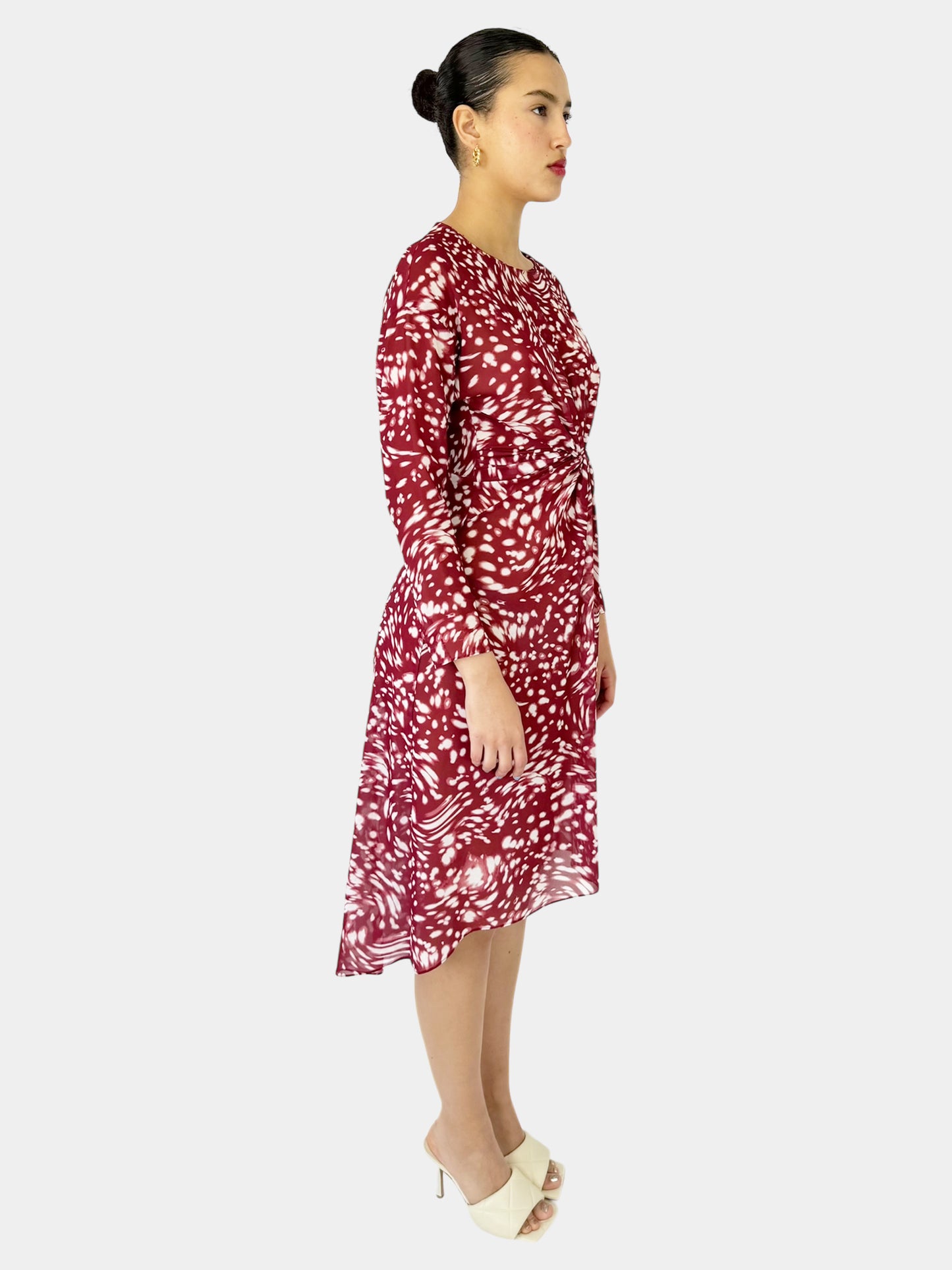 Spot Print Dress