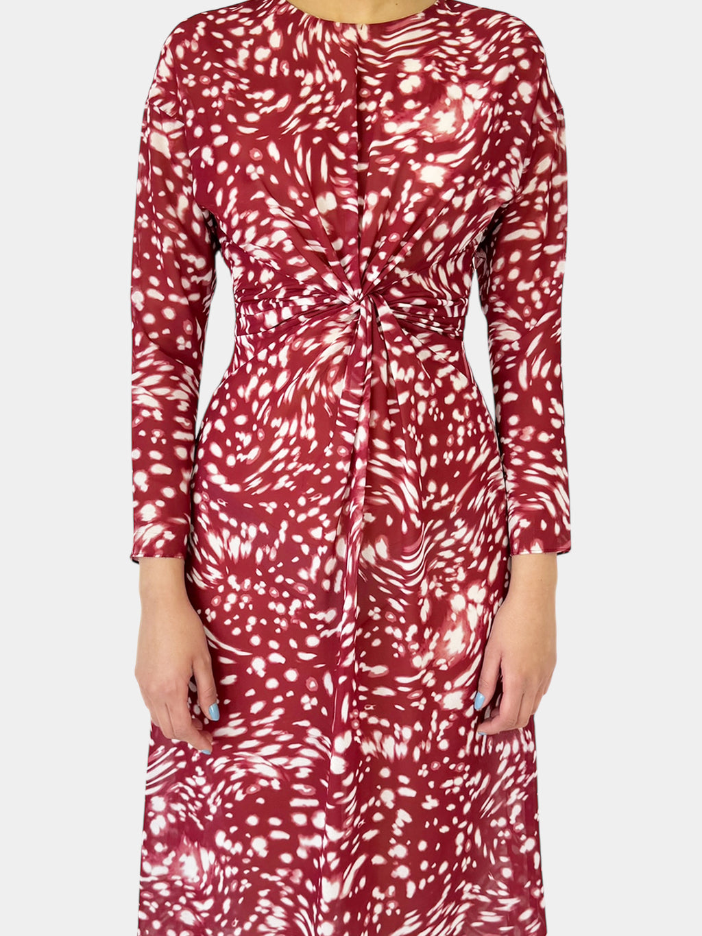 Spot Print Dress
