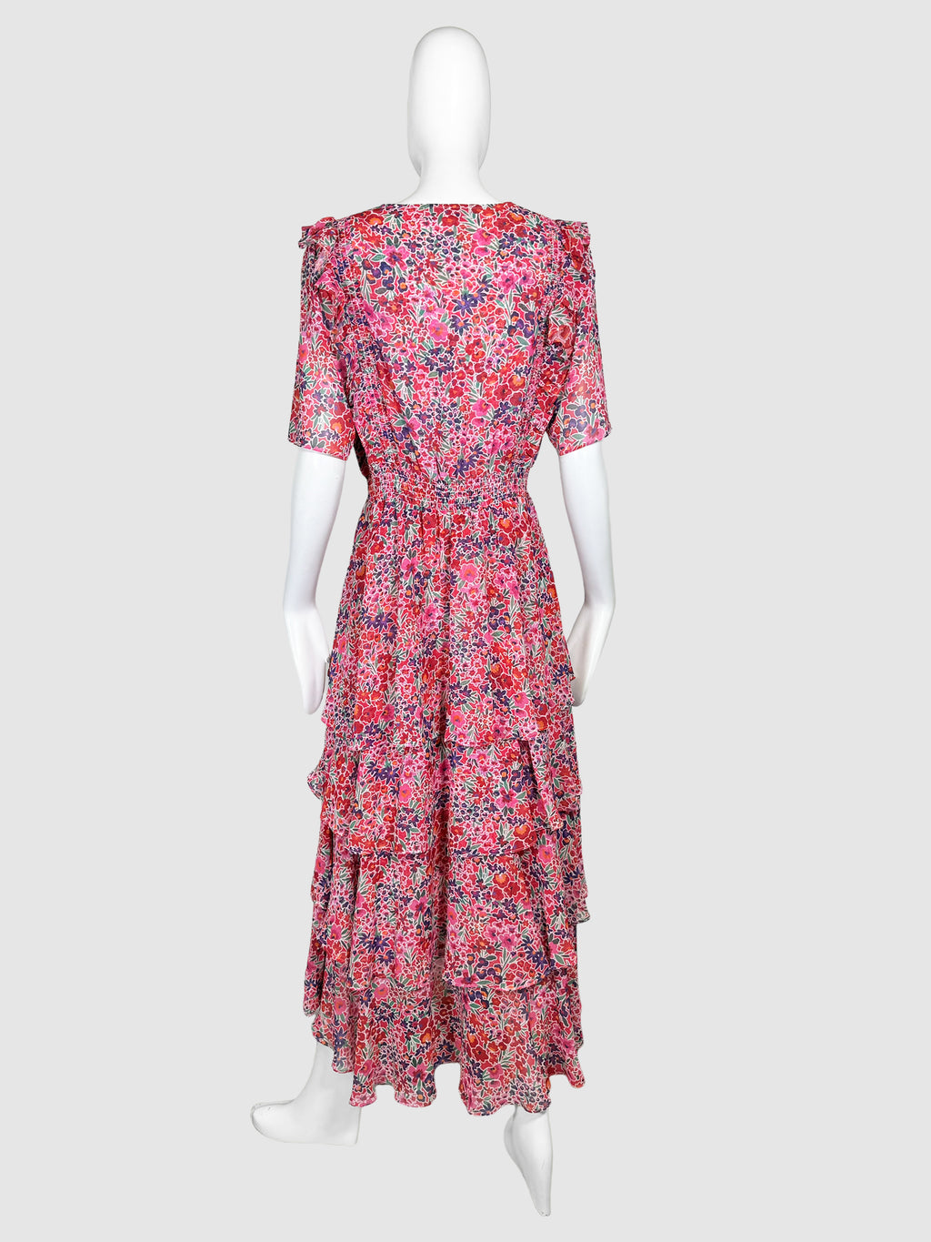 Floral Print Maxi Dress - Size L