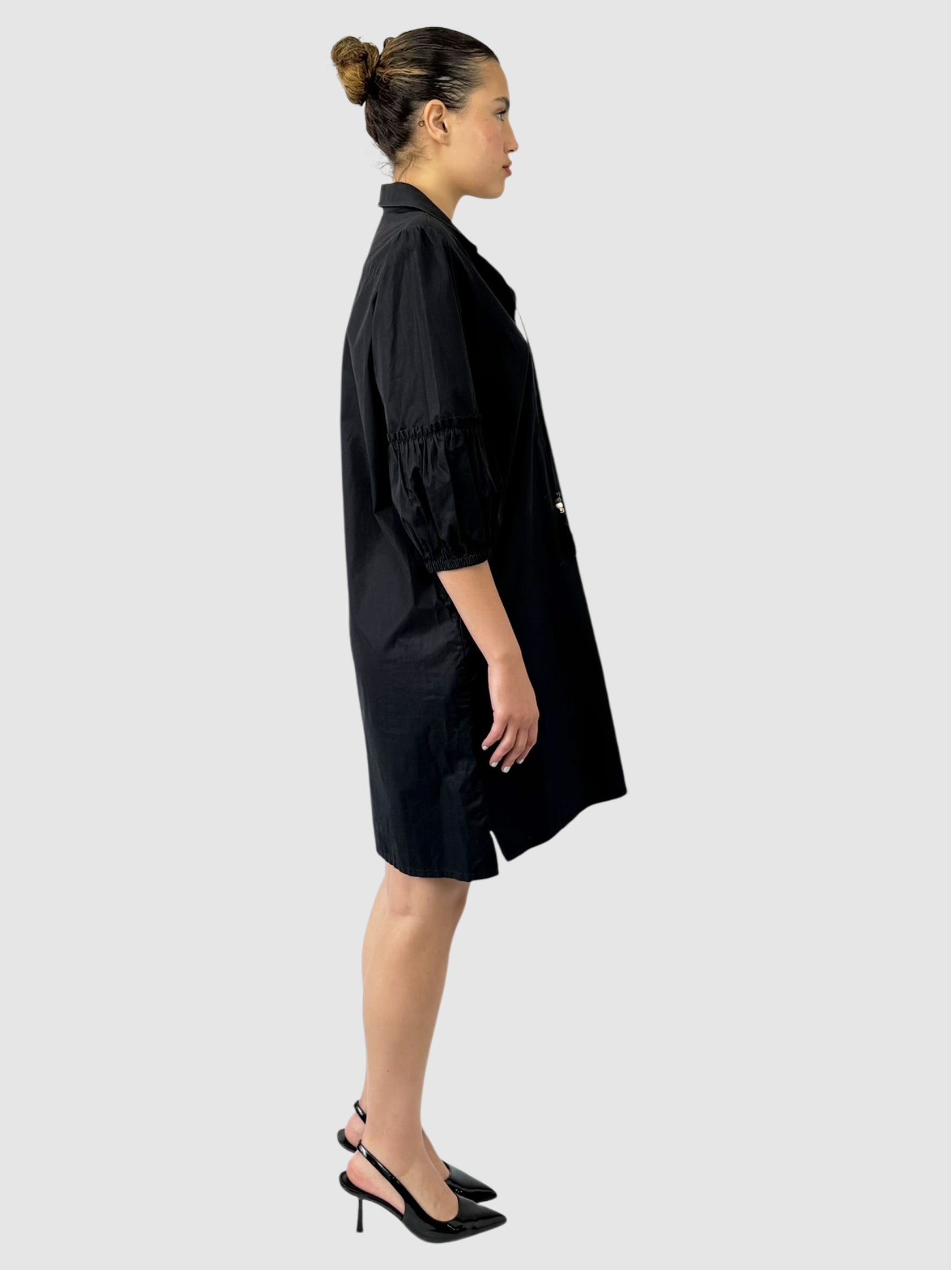 Fedora Balloon Sleeve Dress