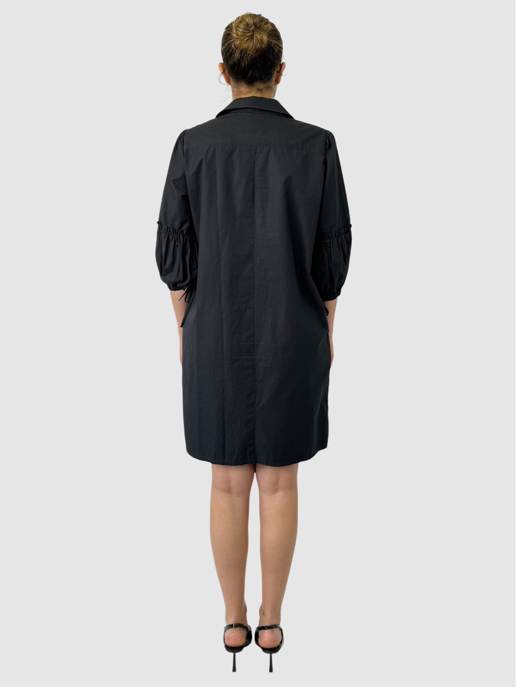 Fedora Balloon Sleeve Dress