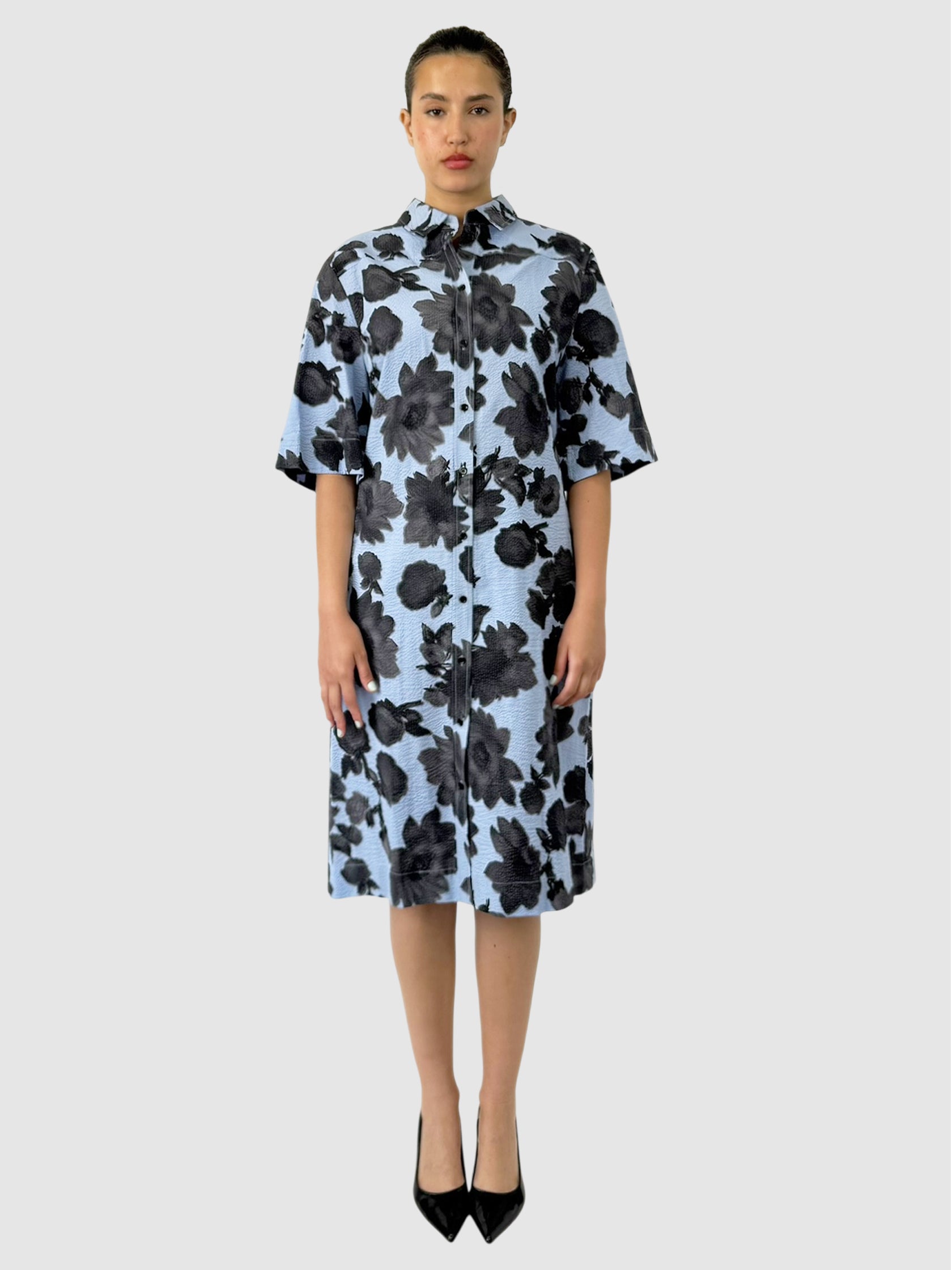 Floral Shirt Dress
