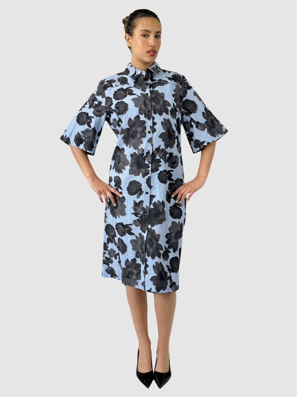 Floral Shirt Dress